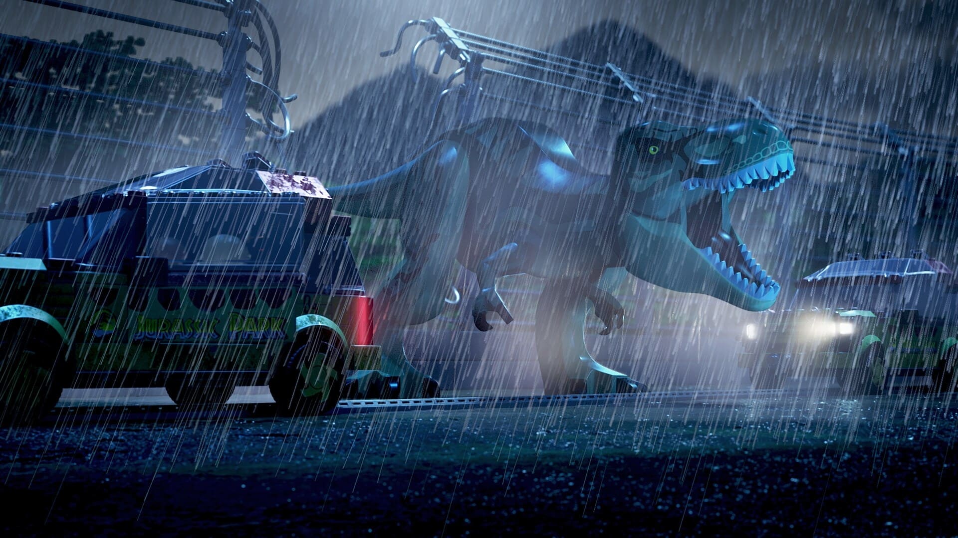 Видео к фильму LEGO Jurassic Park: The Unofficial Retelling | T.Rex Attacks the Tour! Clip