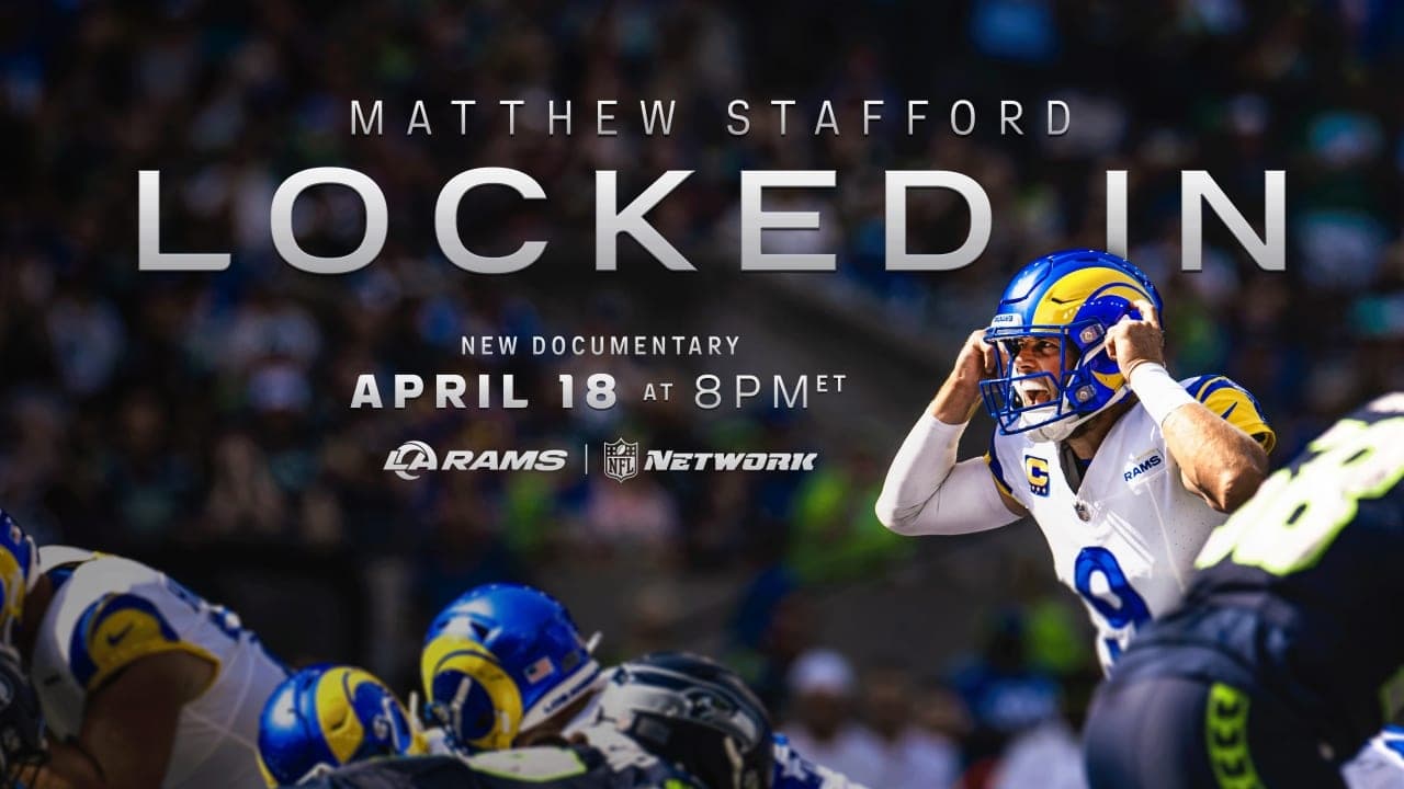 Видео к фильму Matthew Stafford: Locked In | Matthew Stafford: Locked In | Official Trailer | Airs 4/18 at 5 PM PT