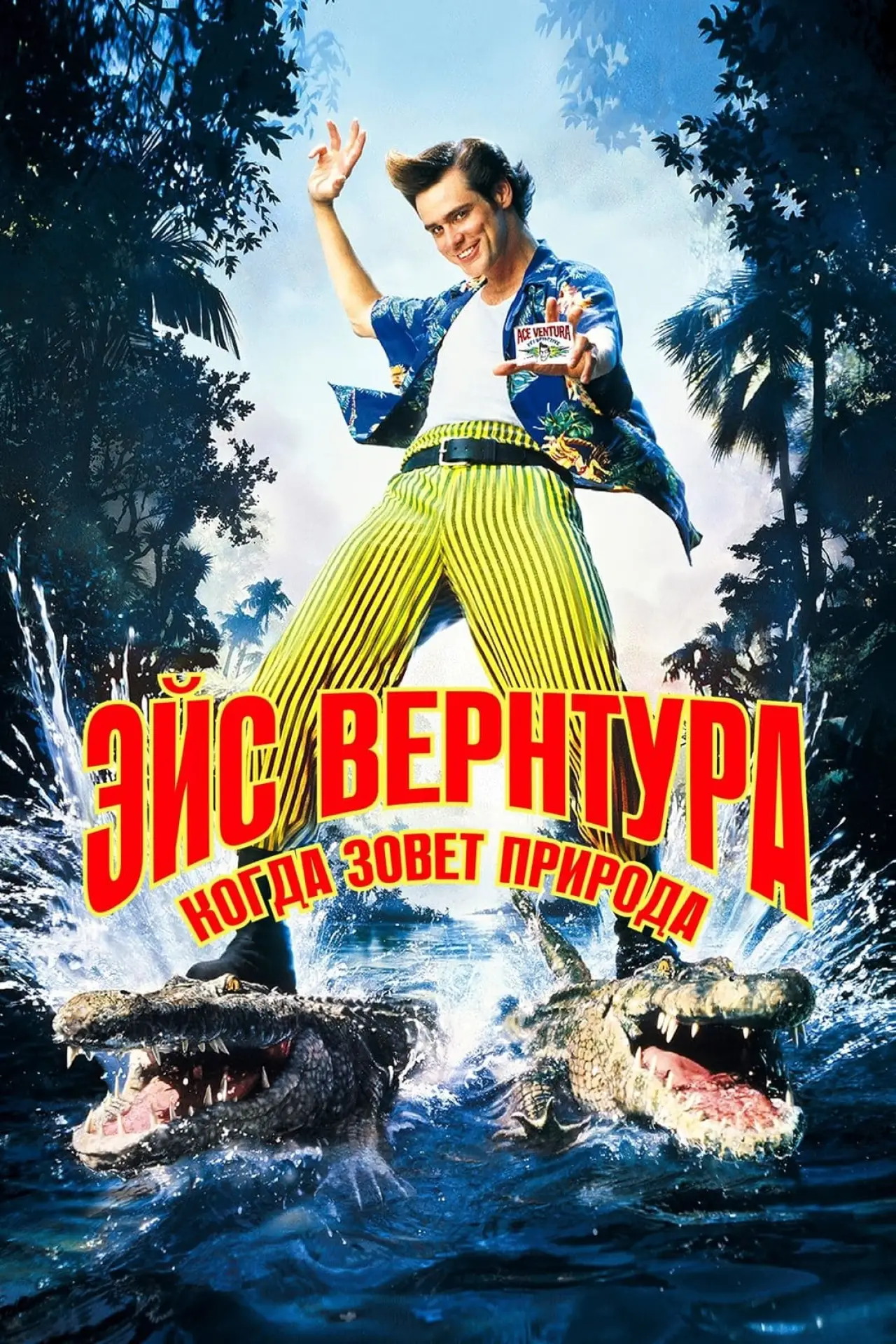 Постер к фильму "Эйс Вентура 2: Когда зовёт природа"