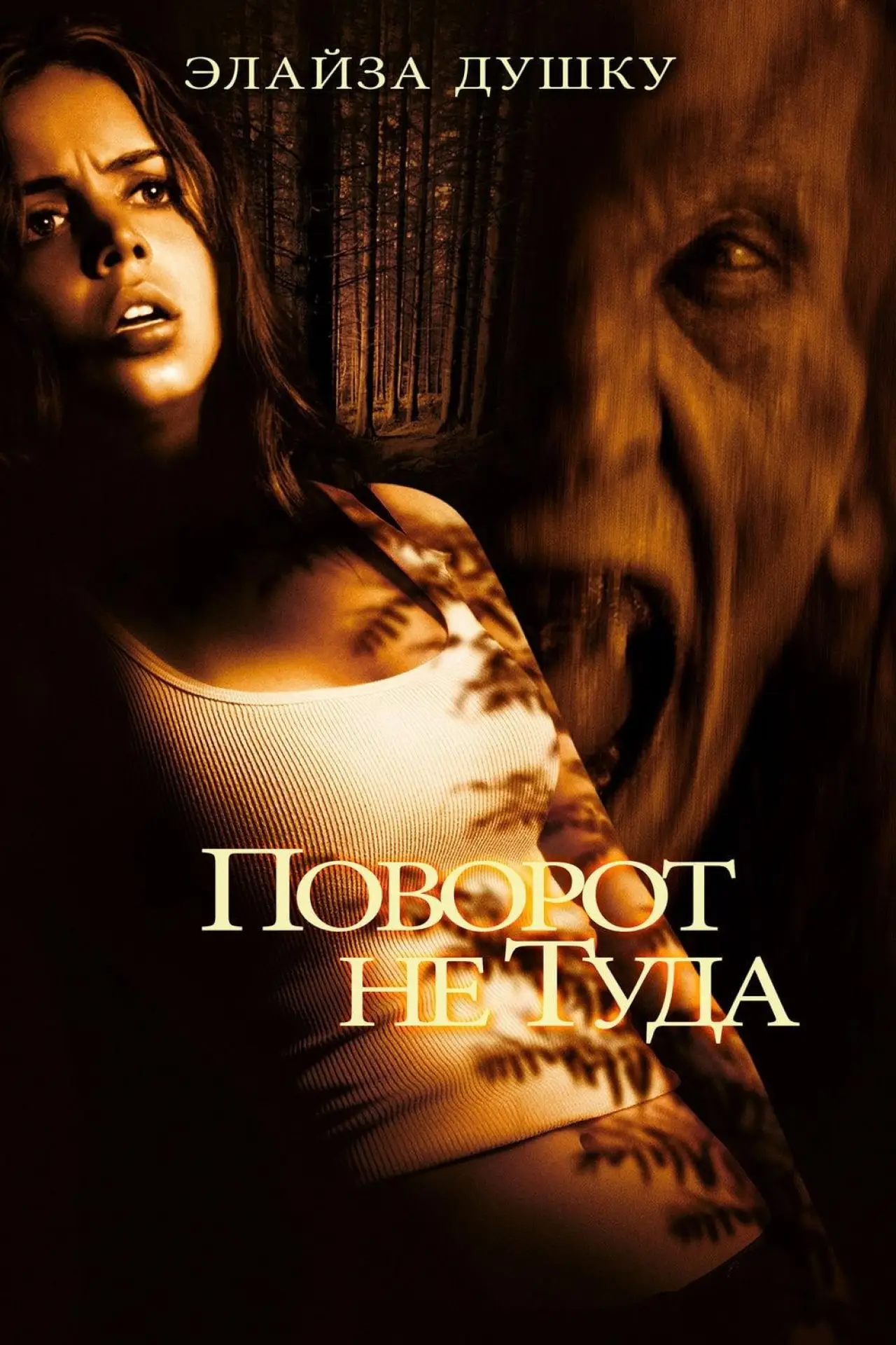 Постер к фильму "Поворот не туда"