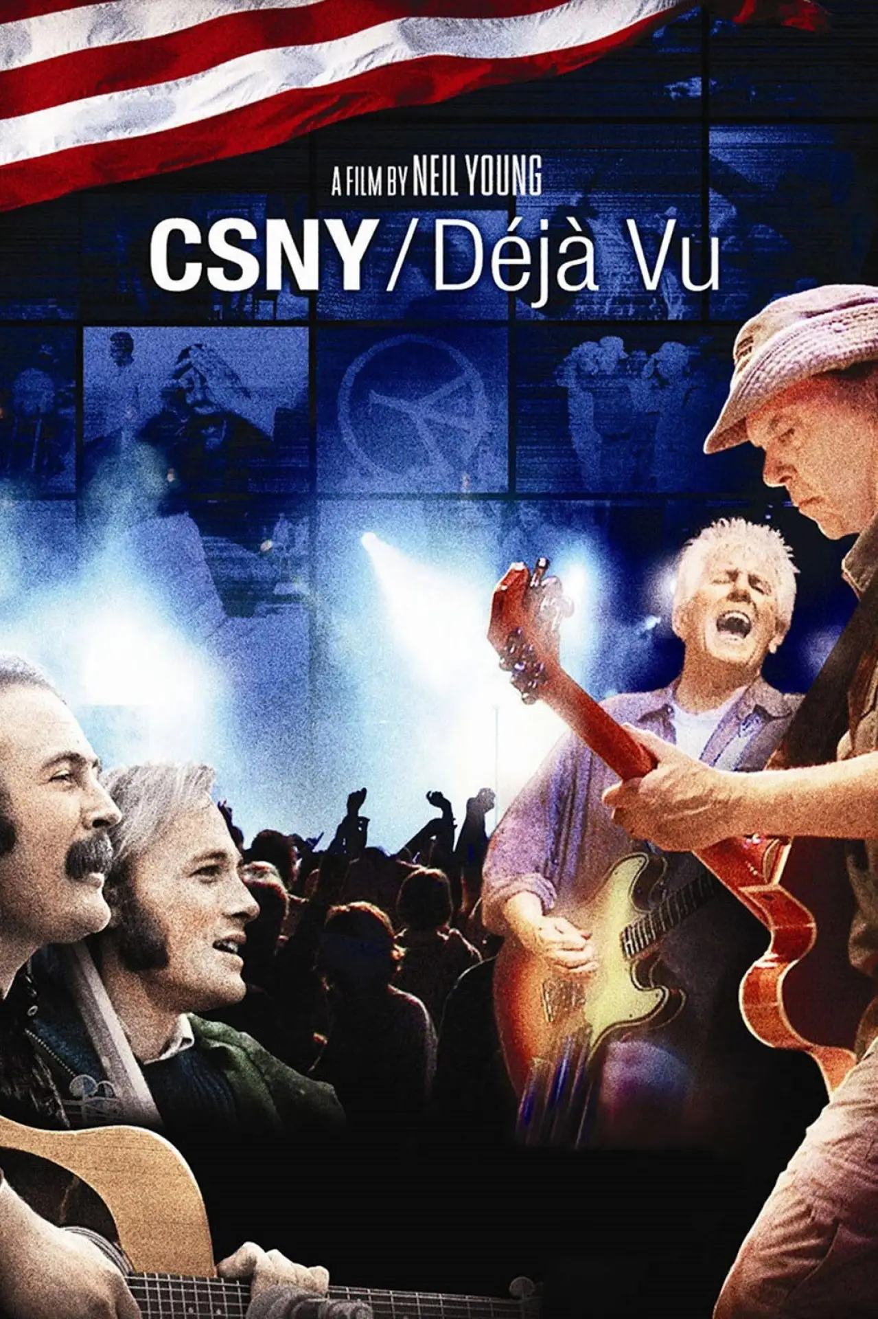 Постер к фильму "Crosby, Stills, Nash & Young ‎– Déjà Vu"