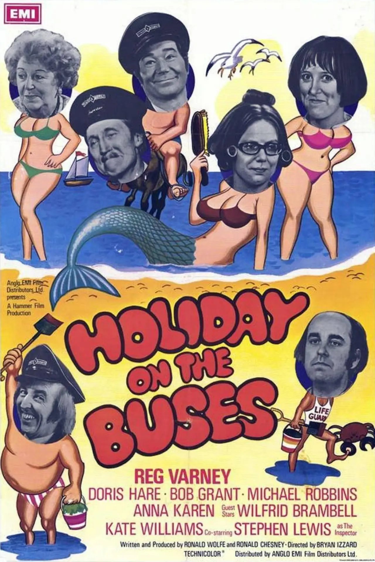 Постер к фильму "Holiday on the Buses"