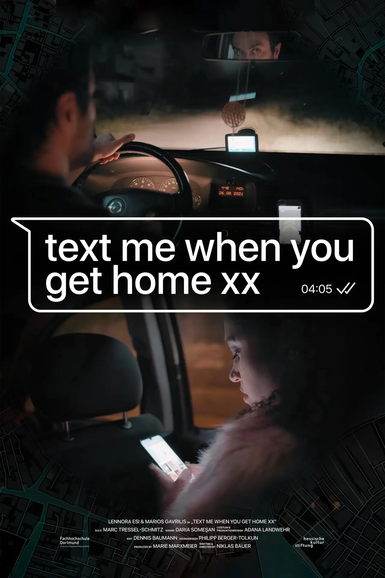 Постер к фильму "Text me when you get home XX"