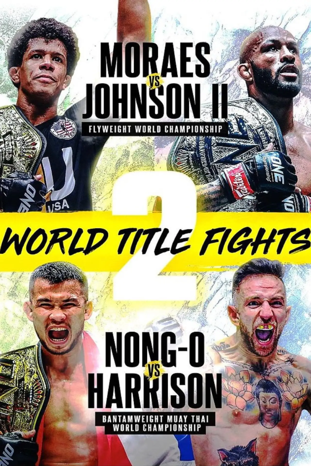 Постер к фильму "ONE on Prime Video 1: Moraes vs. Johnson II"
