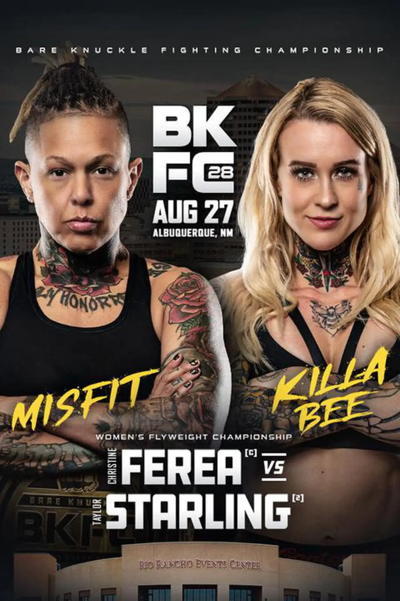 Постер к фильму "BKFC 28: Ferea vs. Starling"