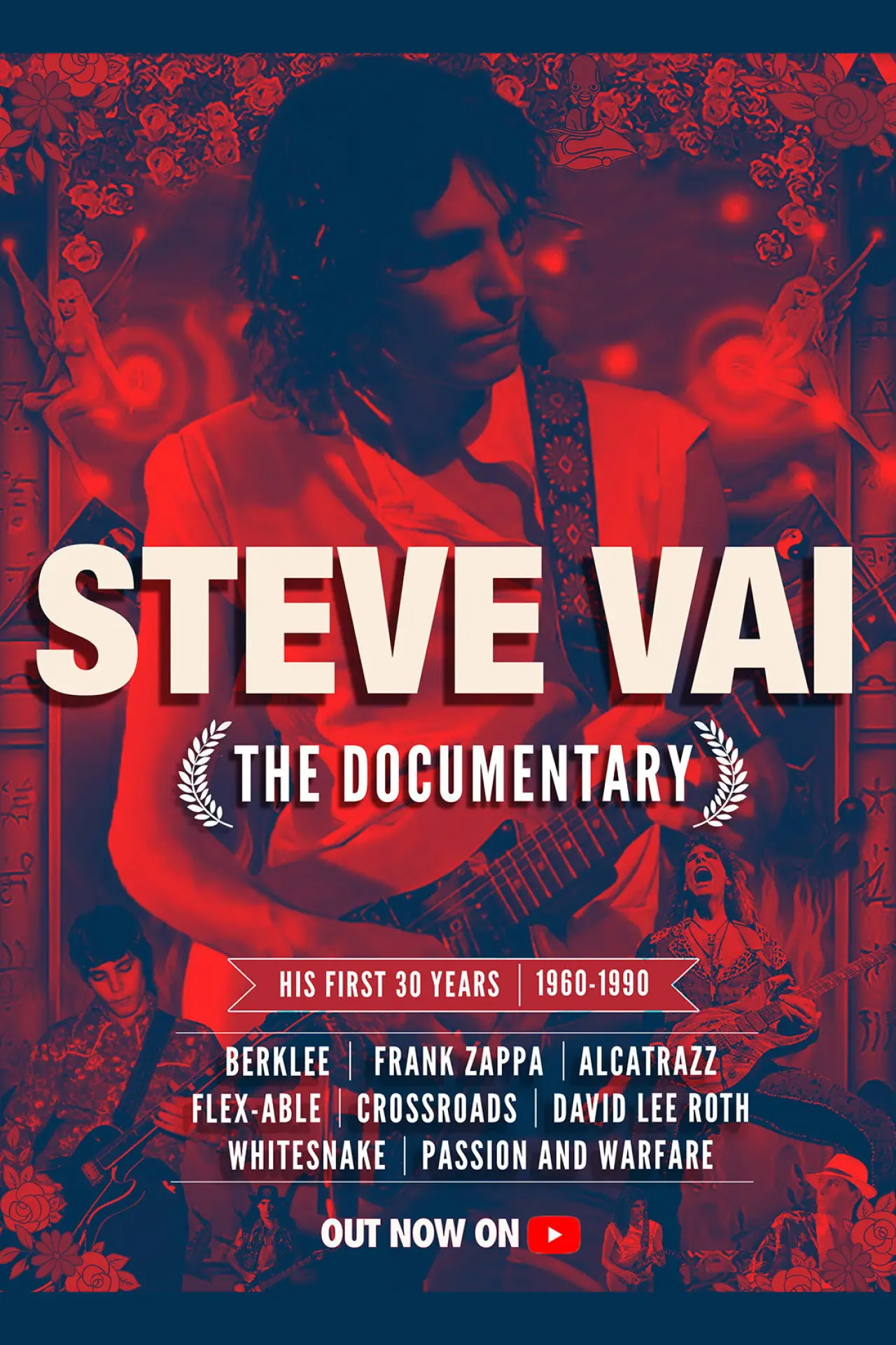 Постер к фильму "Steve Vai - His First 30 Years: The Documentary"
