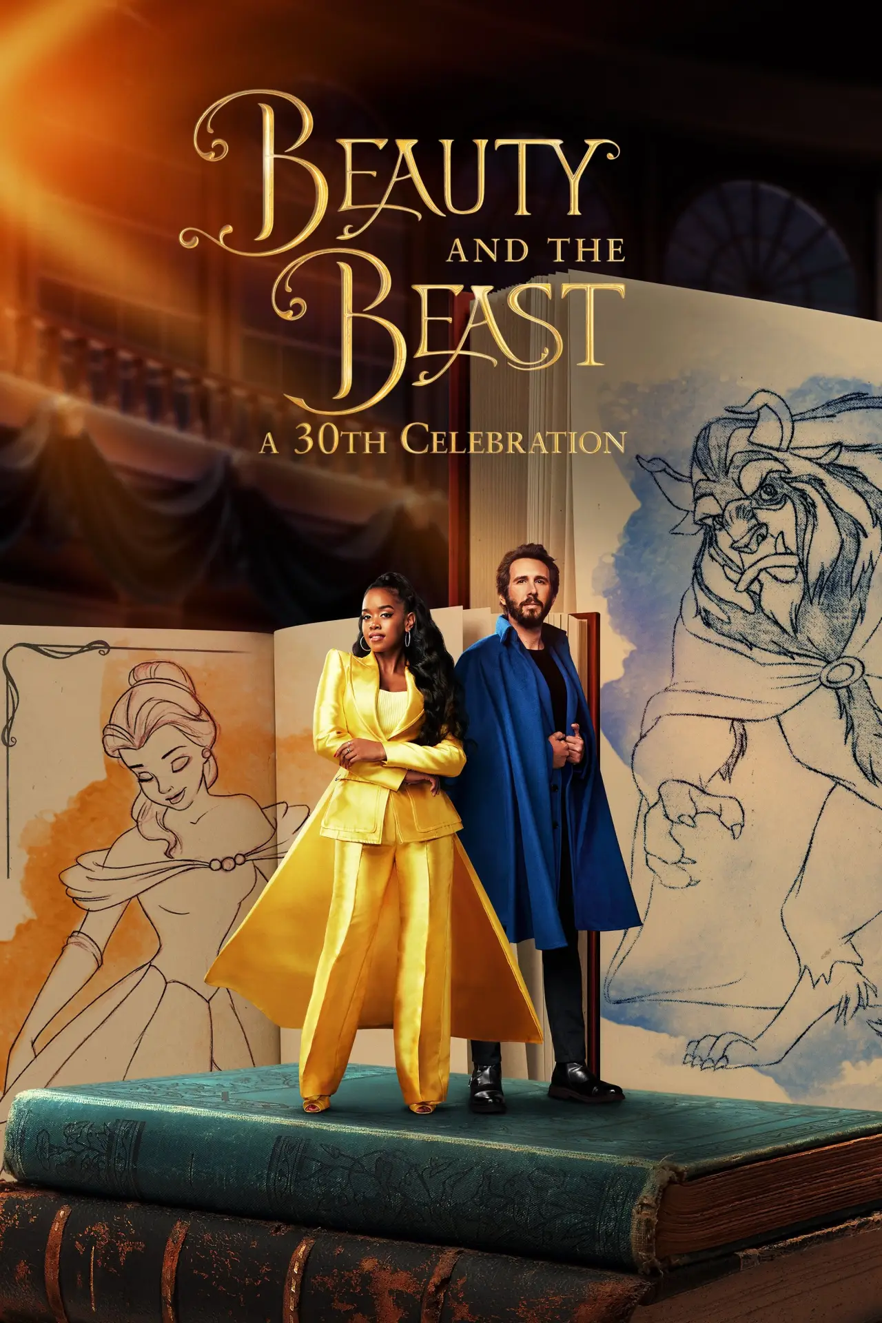Постер к фильму "Beauty and the Beast: A 30th Celebration"
