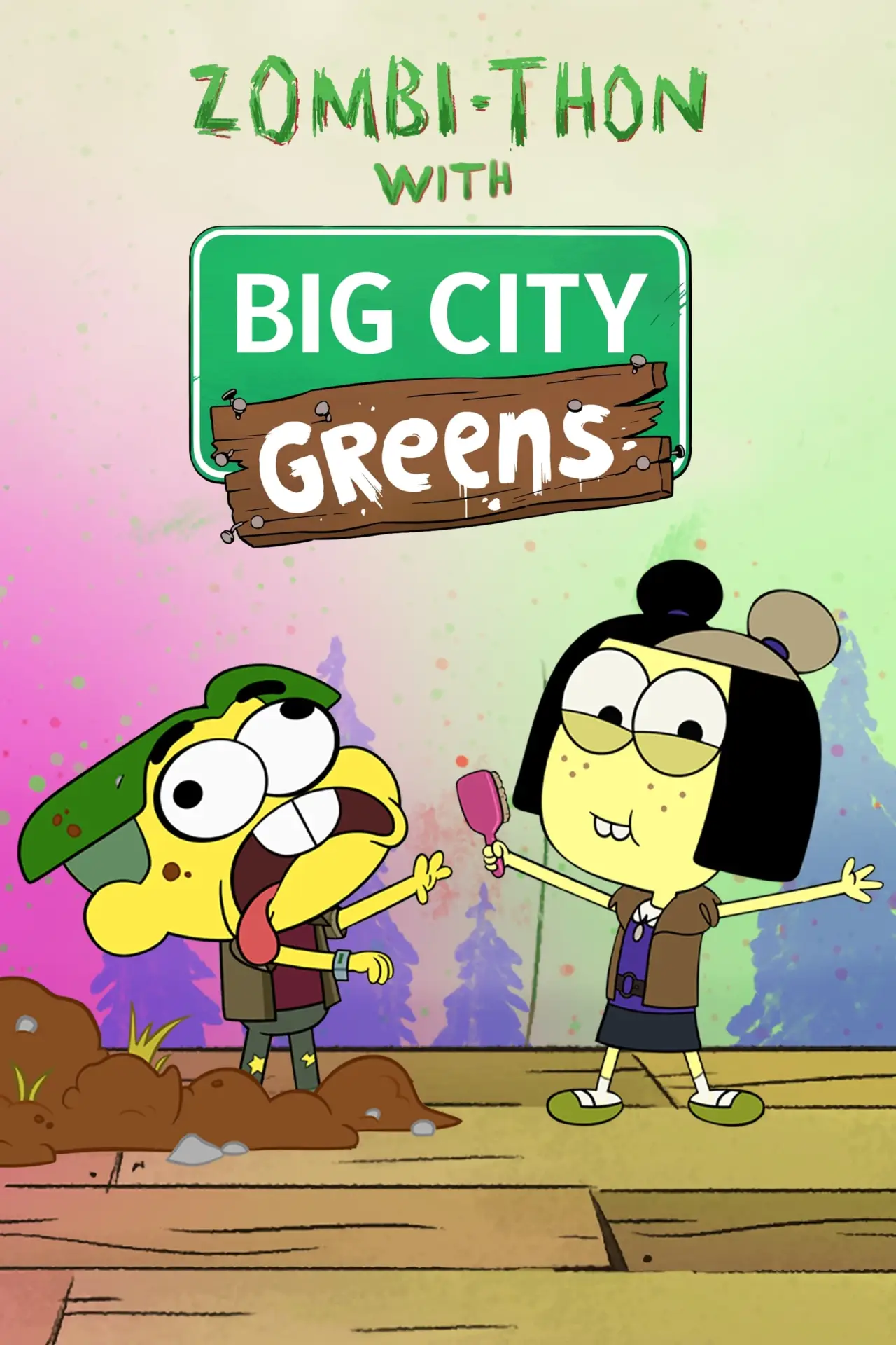 Постер к фильму "ZOMBI-Thon with Big City Greens"