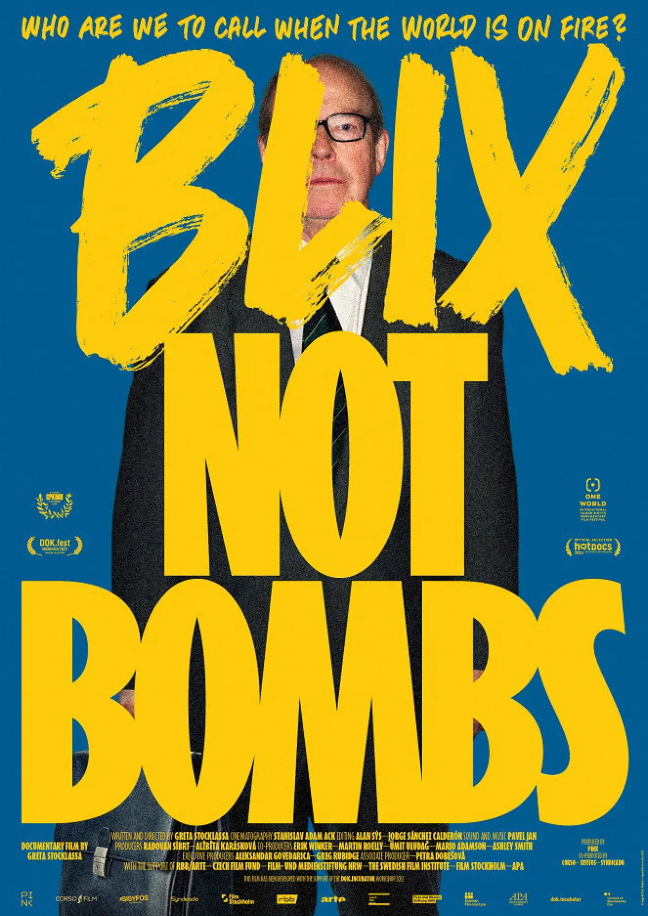 Постер к фильму "Blix Not Bombs"