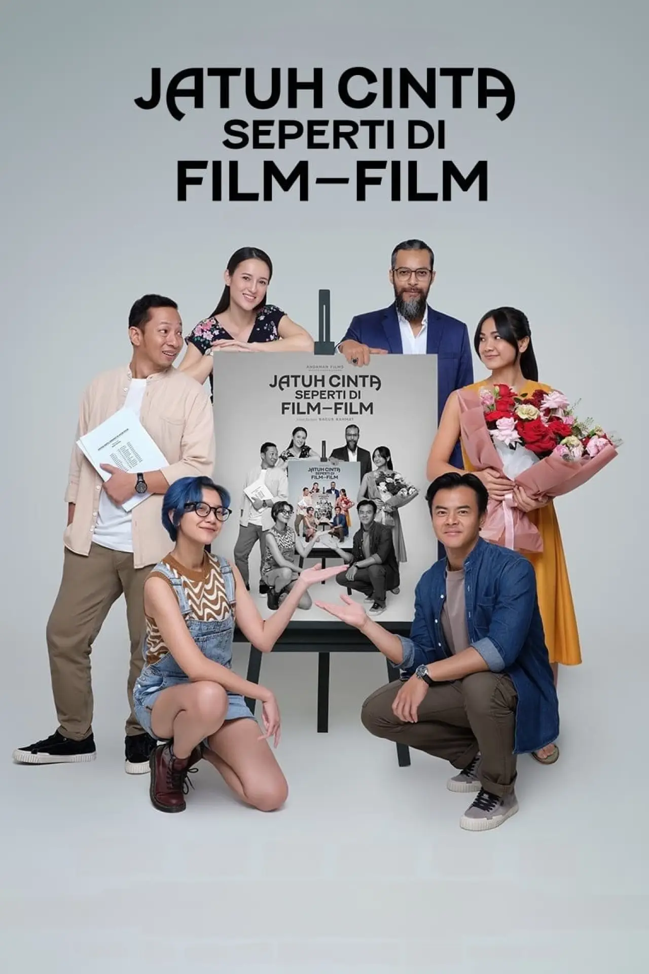 Постер к фильму "Jatuh Cinta Seperti di Film-Film"