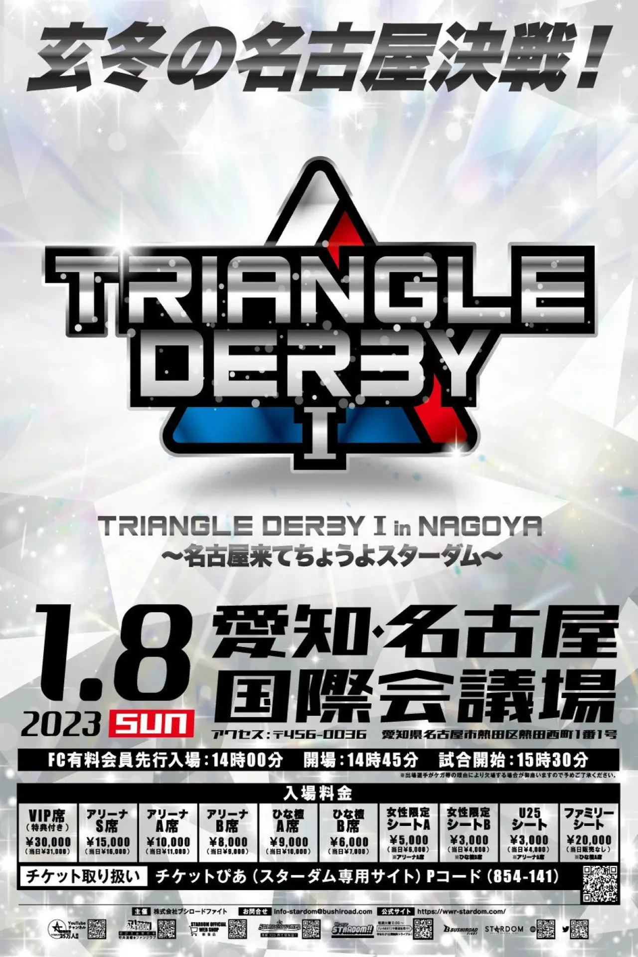 Постер к фильму "TRIANGLE DERBY Ⅰ in Nagoya ～名古屋来てちょうよスターダム～"