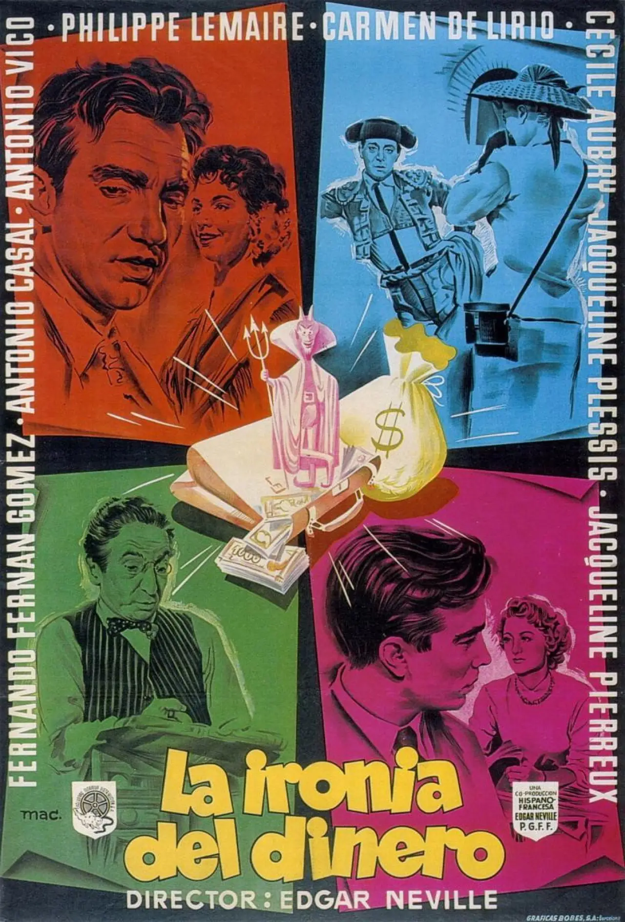 Постер к фильму "La ironía del dinero"