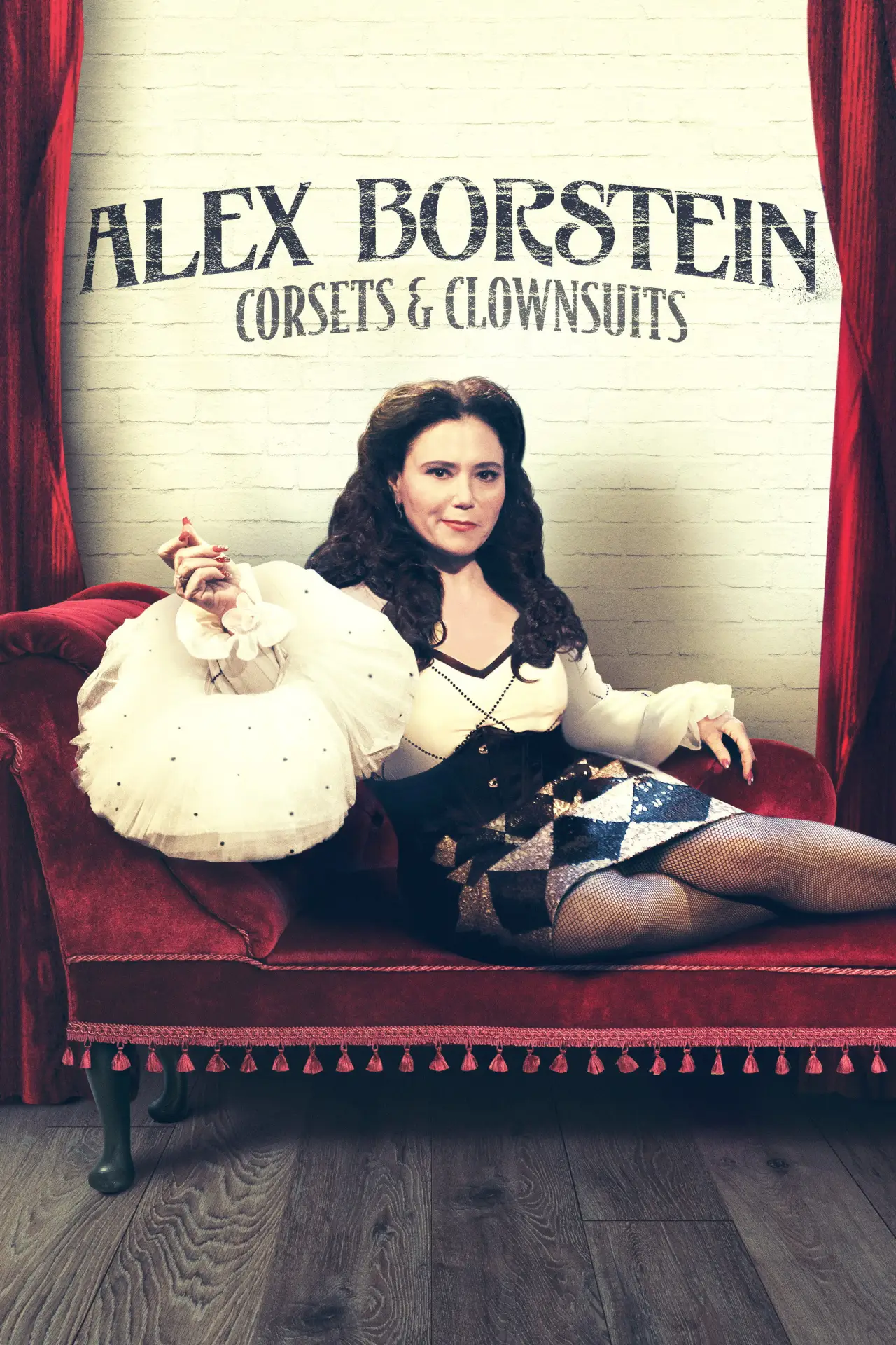 Постер к фильму "Alex Borstein: Corsets & Clown Suits"