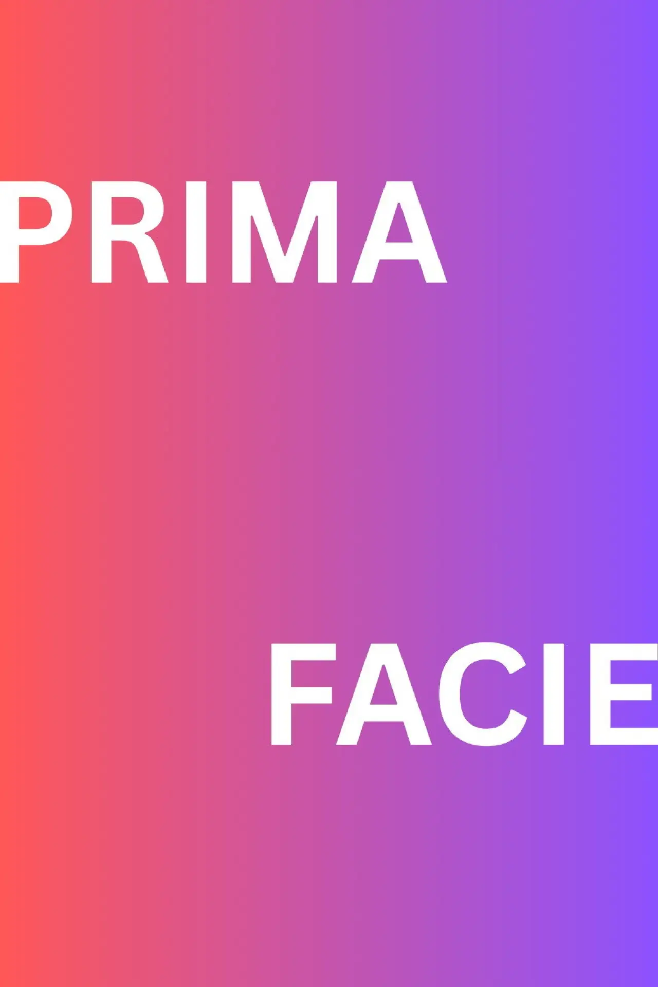 Постер к фильму "Prima Facie"