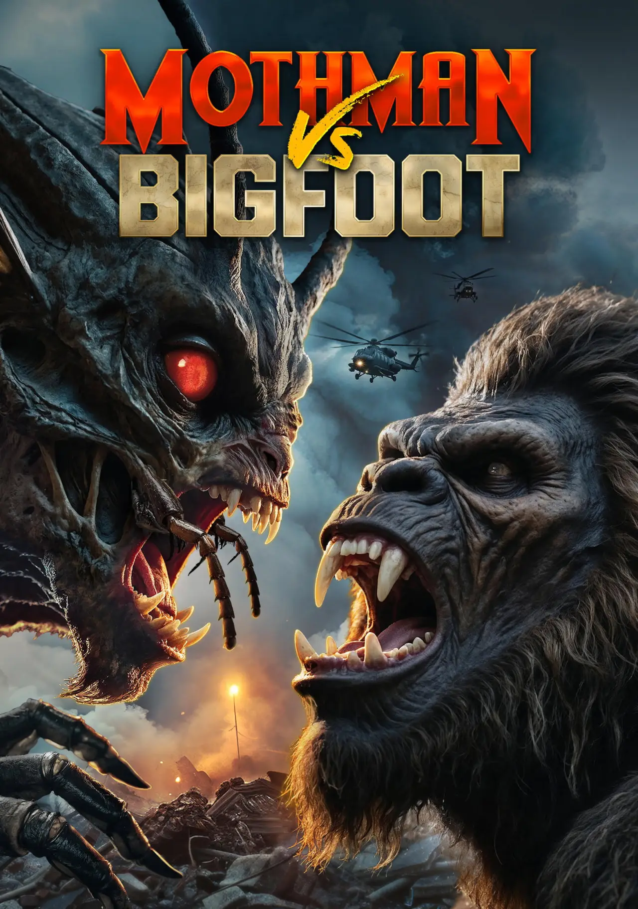 Постер к фильму "Mothman Vs Bigfoot"