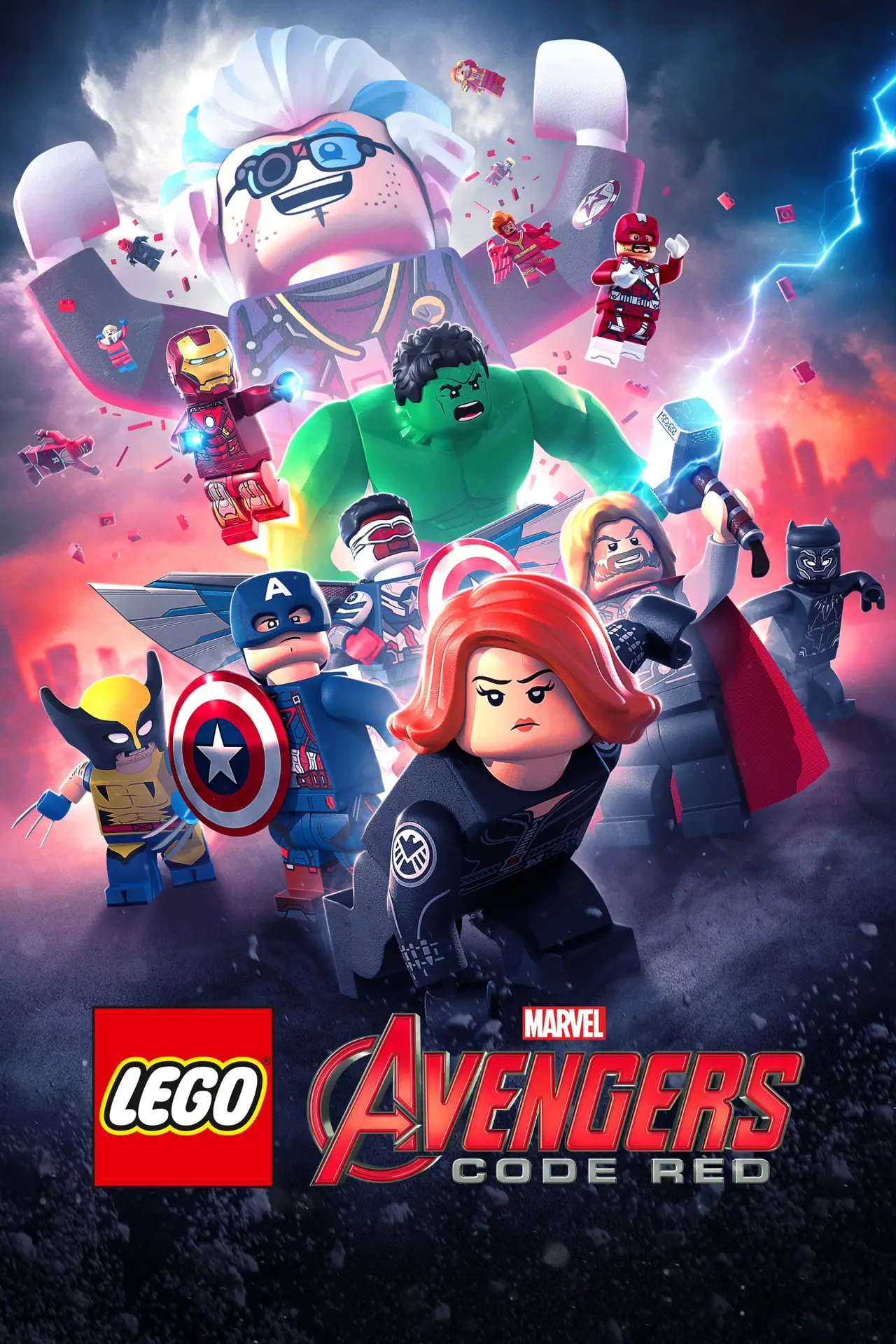 Постер к фильму "LEGO Мстители Марвел: Код красный"