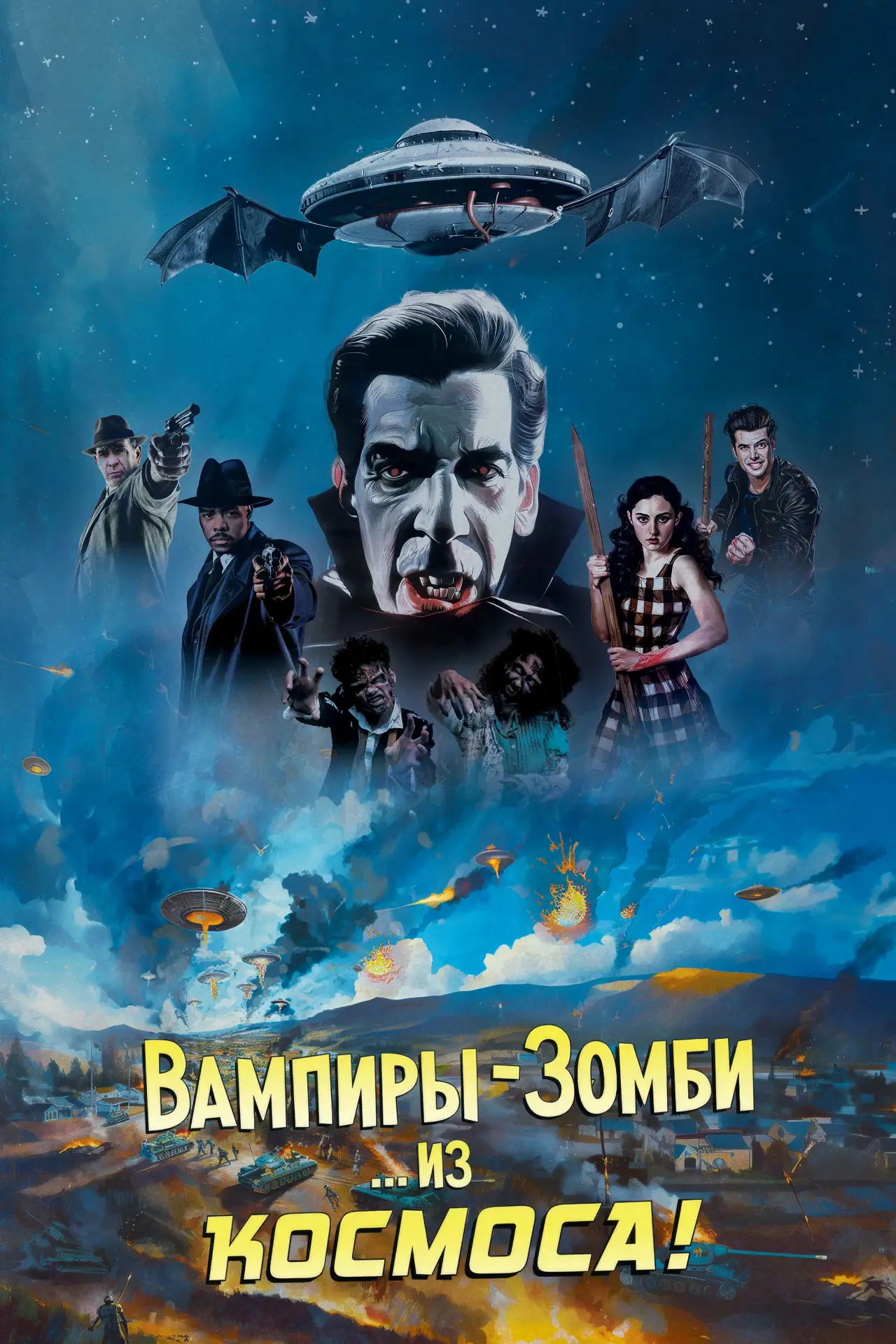 Постер к фильму "Вампиры-зомби... из космоса!"
