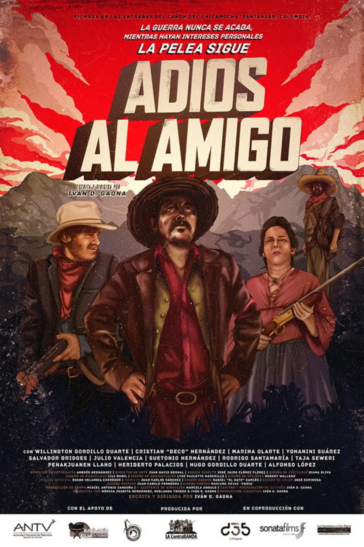 Постер к фильму "Adiós al amigo"