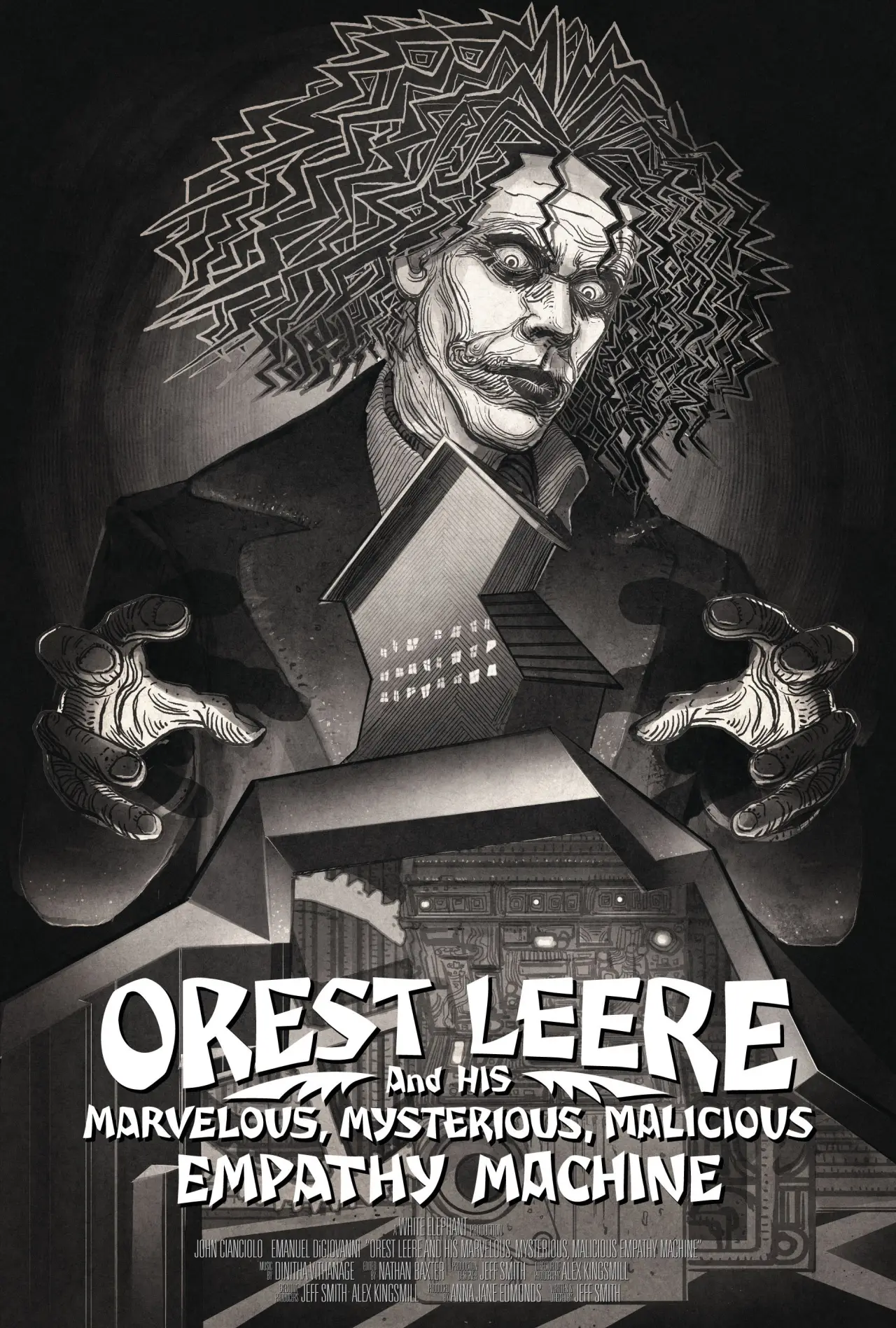 Постер к фильму "Orest Leere and His Marvelous, Mysterious, Malicious Empathy Machine"