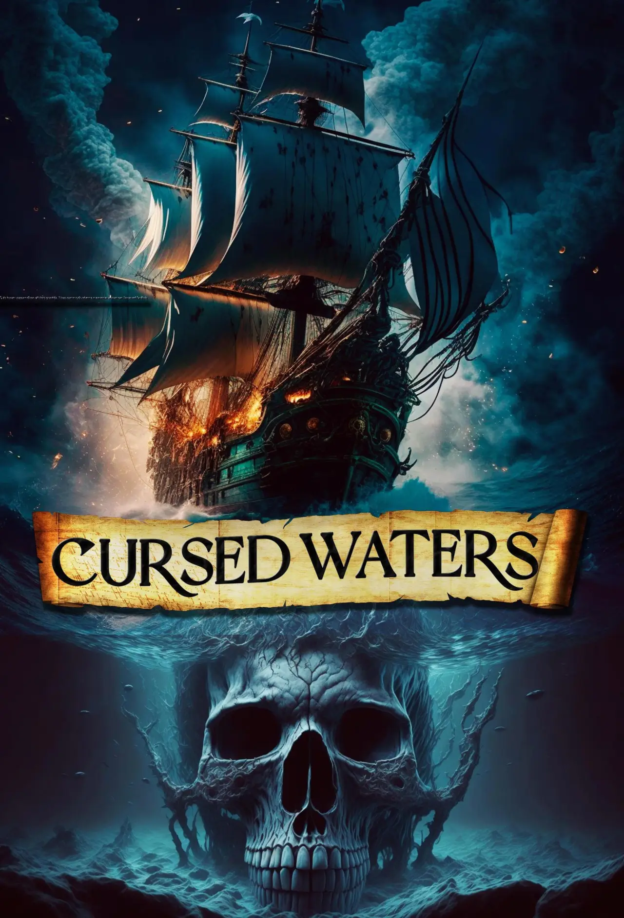Постер к фильму "Cursed Waters"