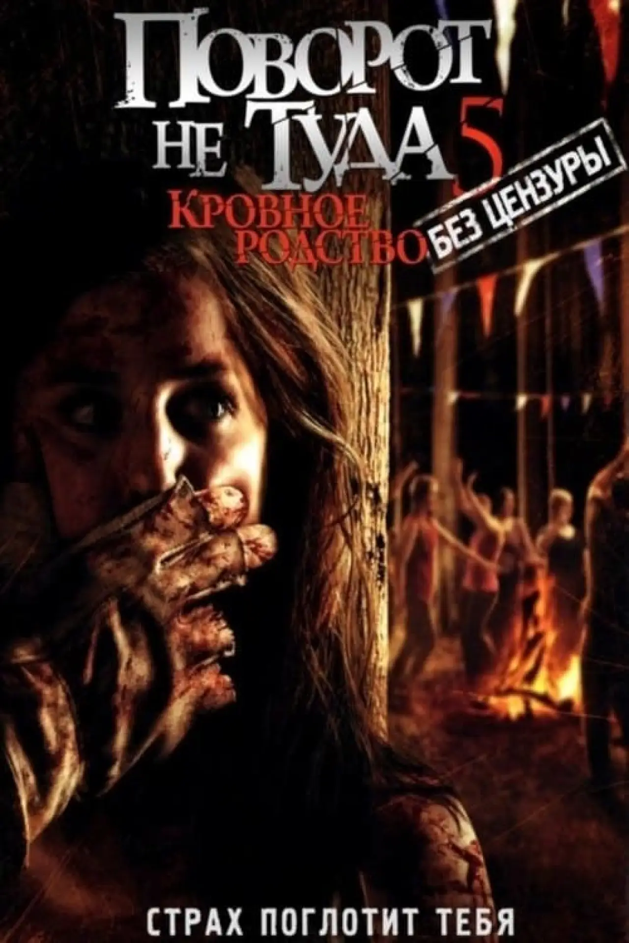 Постер к фильму "Поворот не туда 5: Кровное родство"