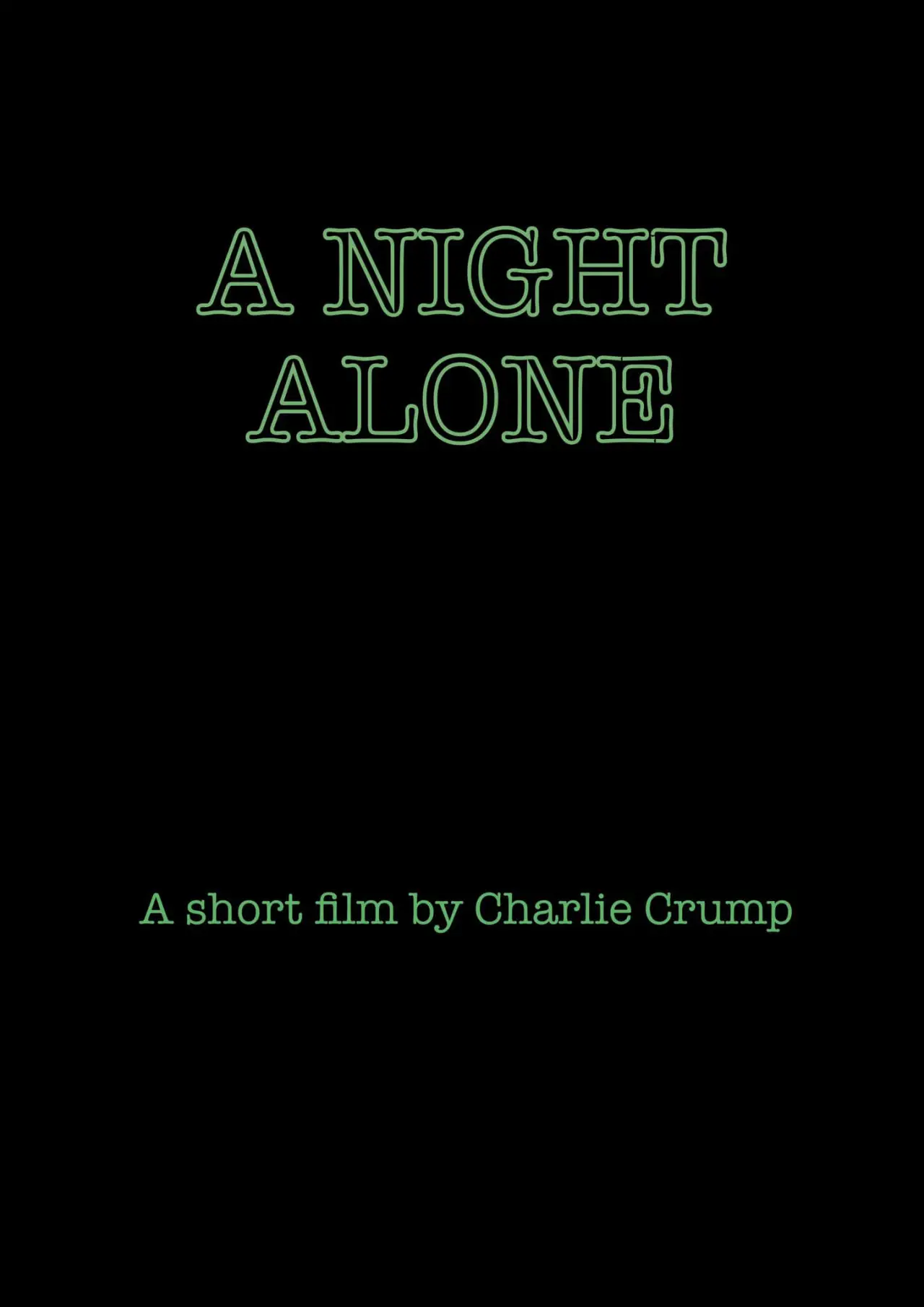 Постер к фильму "A Night Alone"