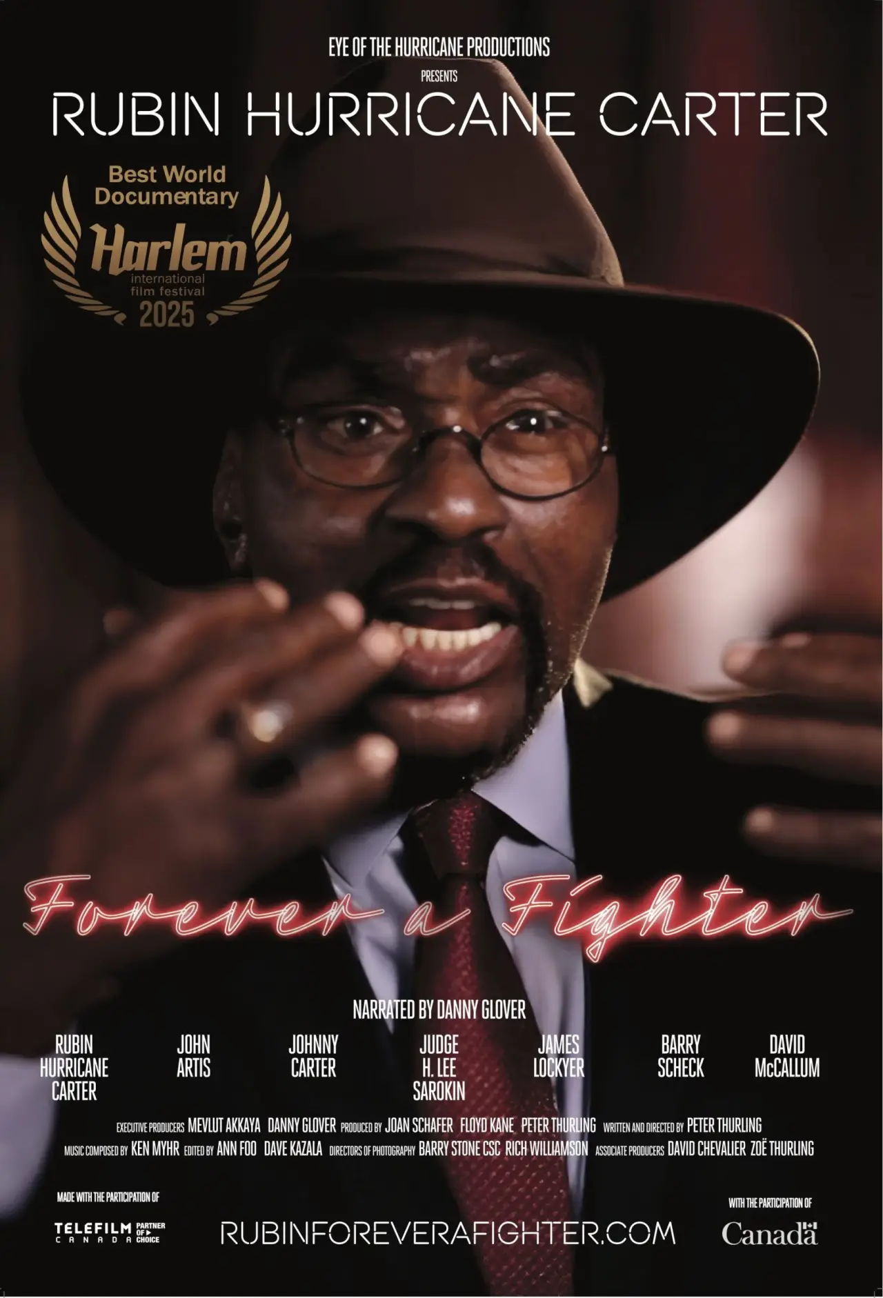 Постер к фильму "Rubin Hurricane Carter: Forever a Fighter"