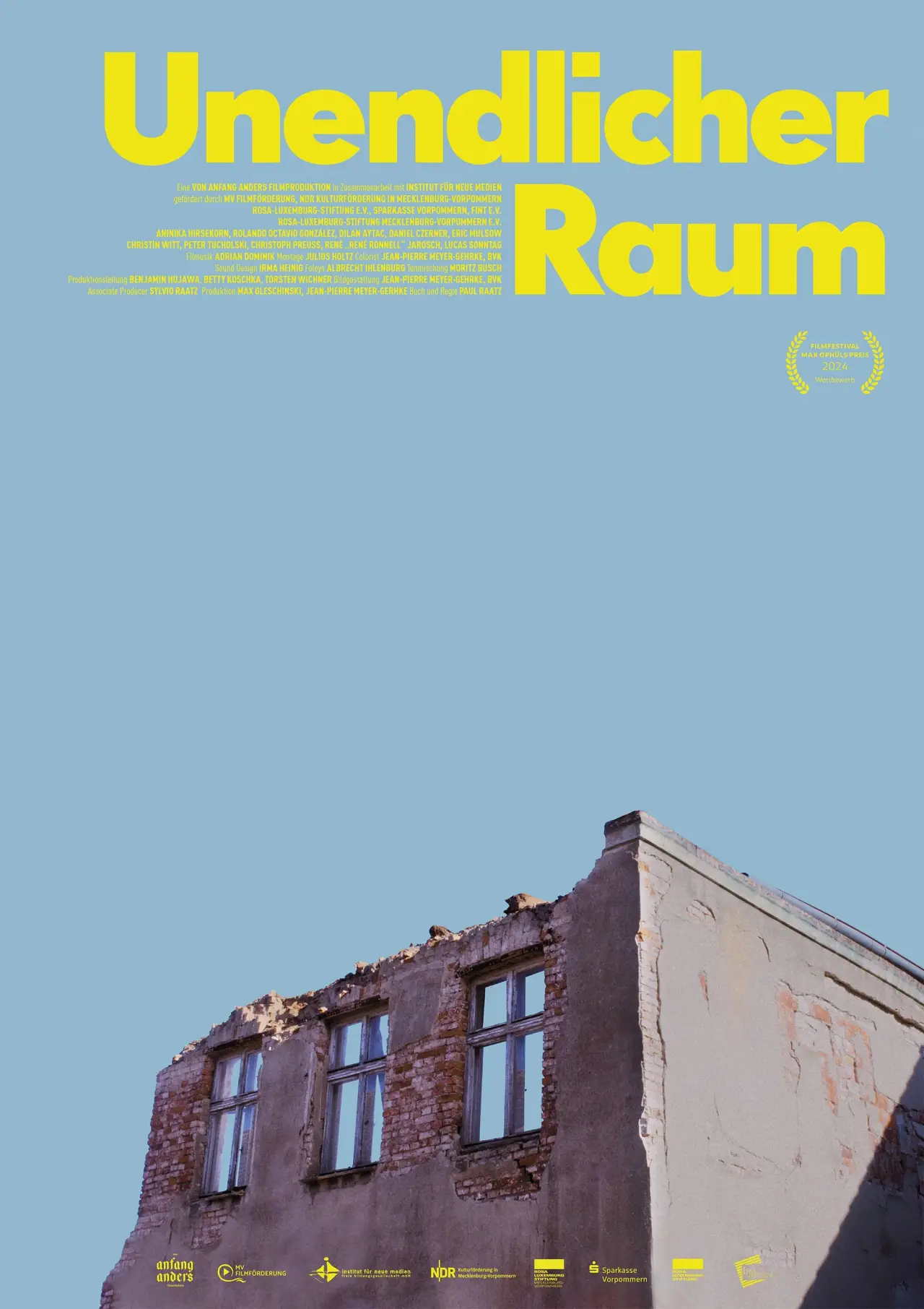 Постер к фильму "Unendlicher Raum"