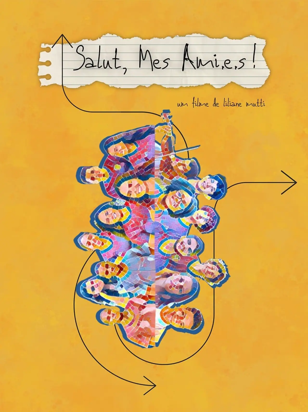 Постер к фильму "Salut, mes ami.e.s!"
