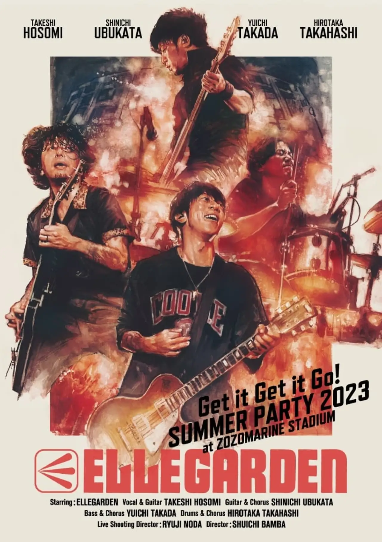 Постер к фильму "ELLEGARDEN「Get it Get it Go! SUMMER PARTY 2023」"