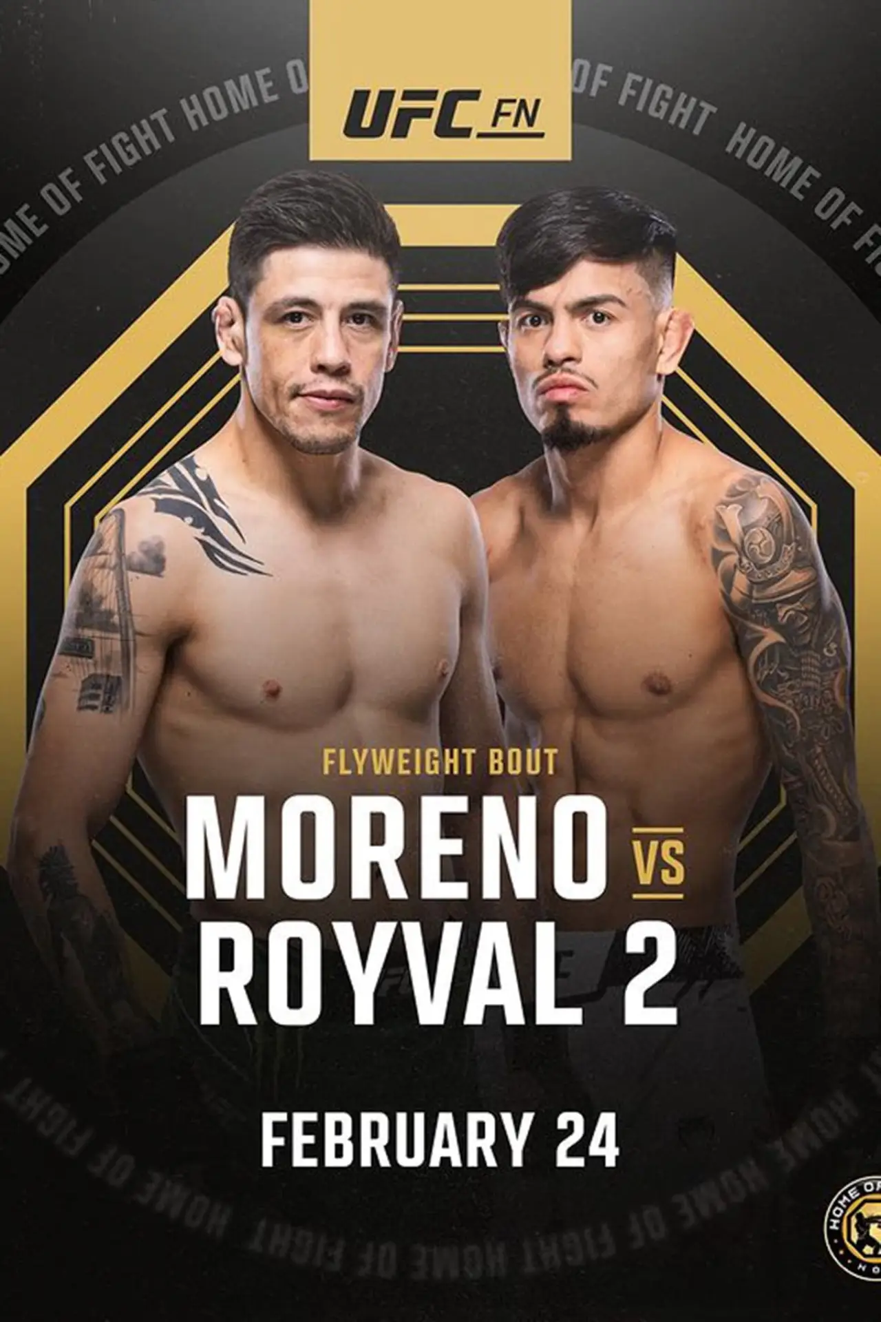 Постер к фильму "UFC Fight Night 237: Moreno vs. Royval 2"