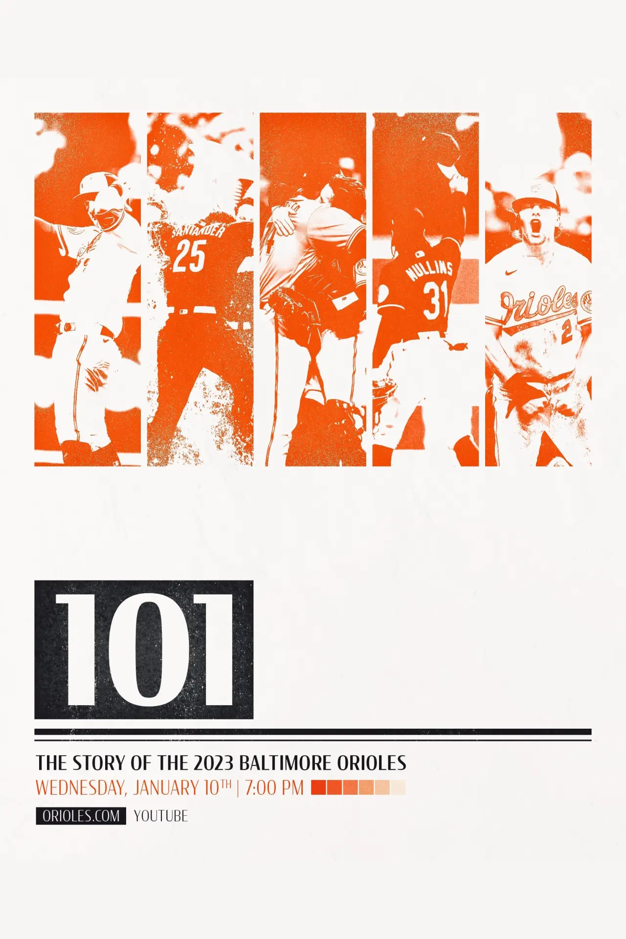 Постер к фильму "101: The Story of the 2023 Baltimore Orioles"