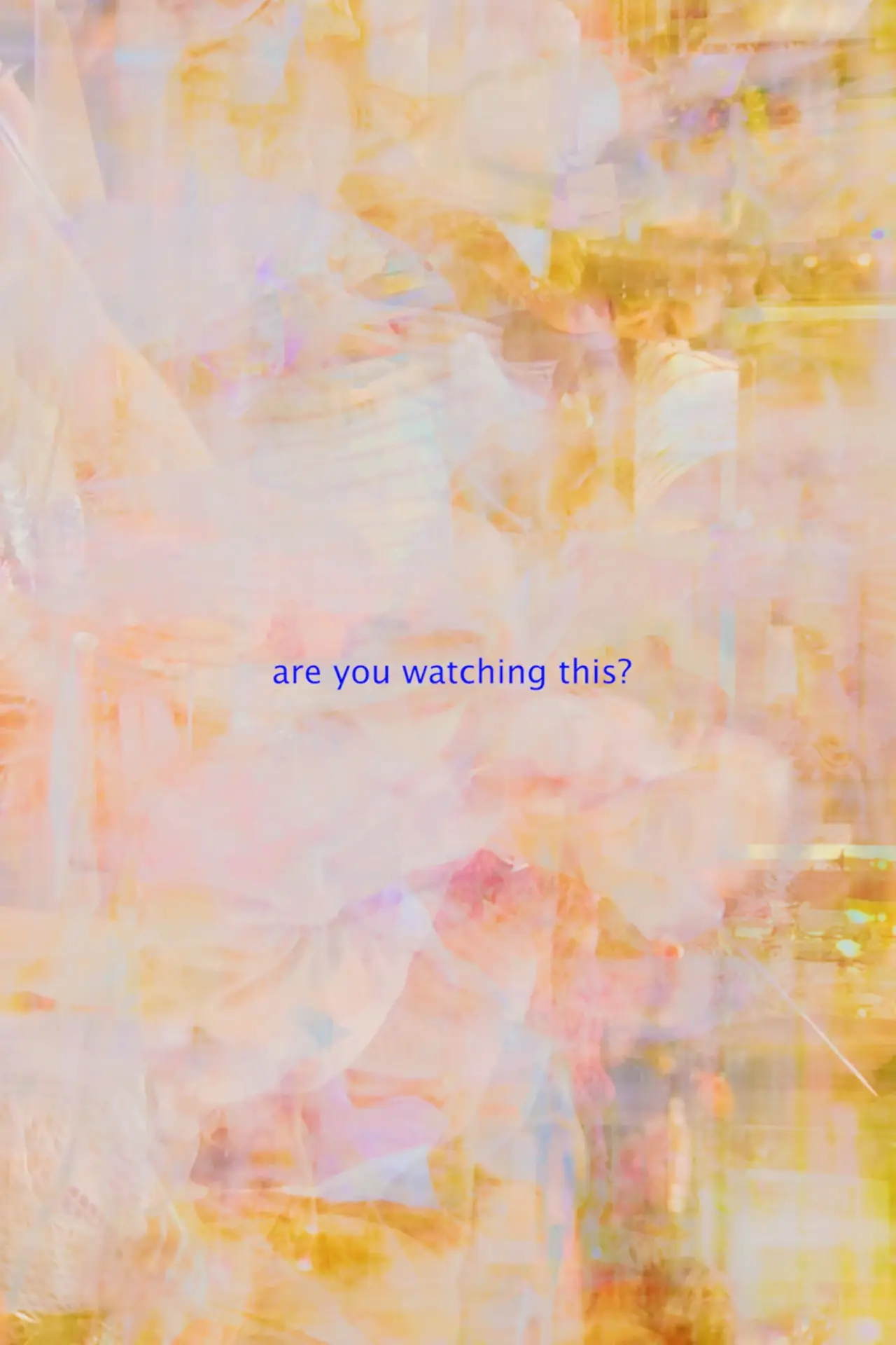 Постер к фильму "are you watching this?"