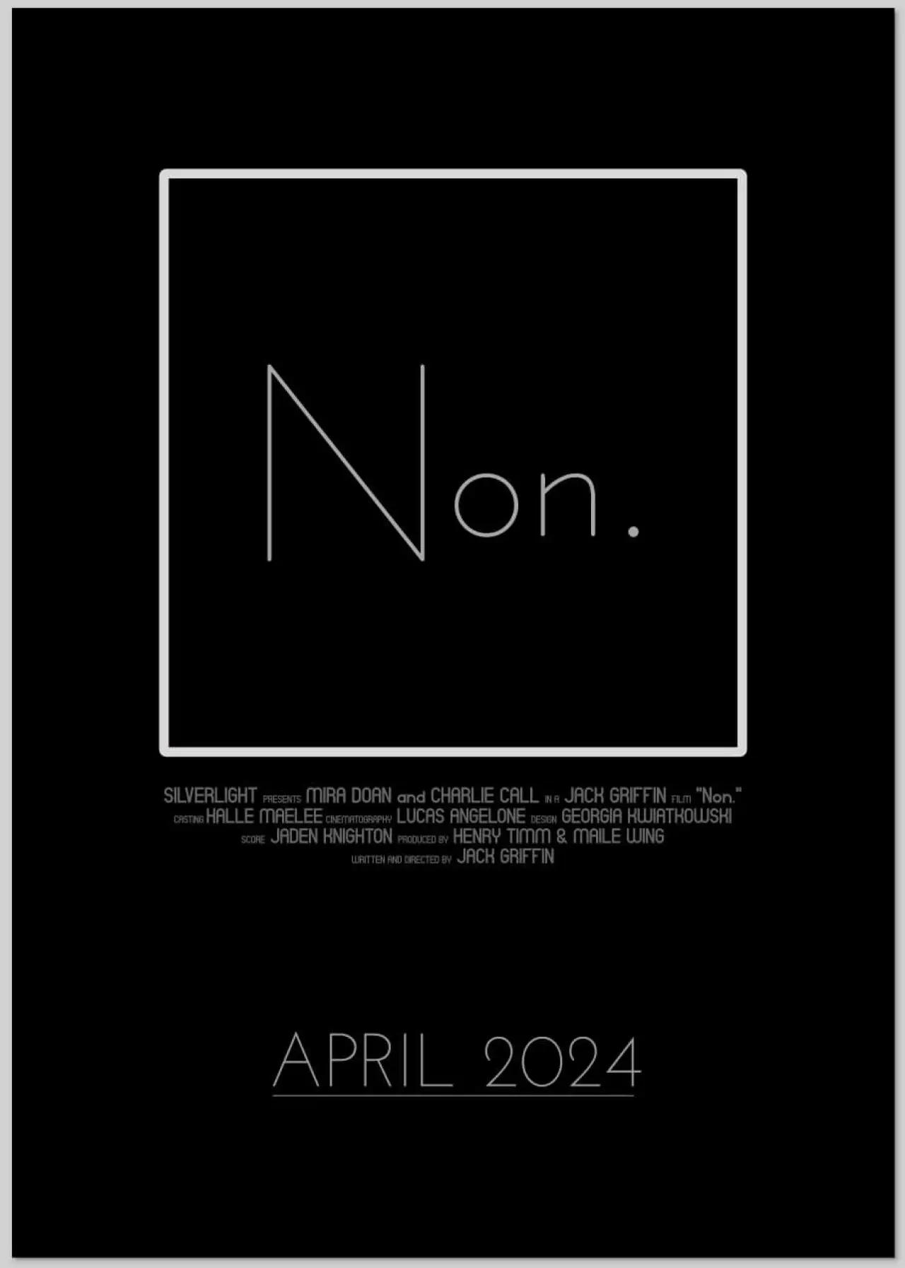 Постер к фильму "Non."