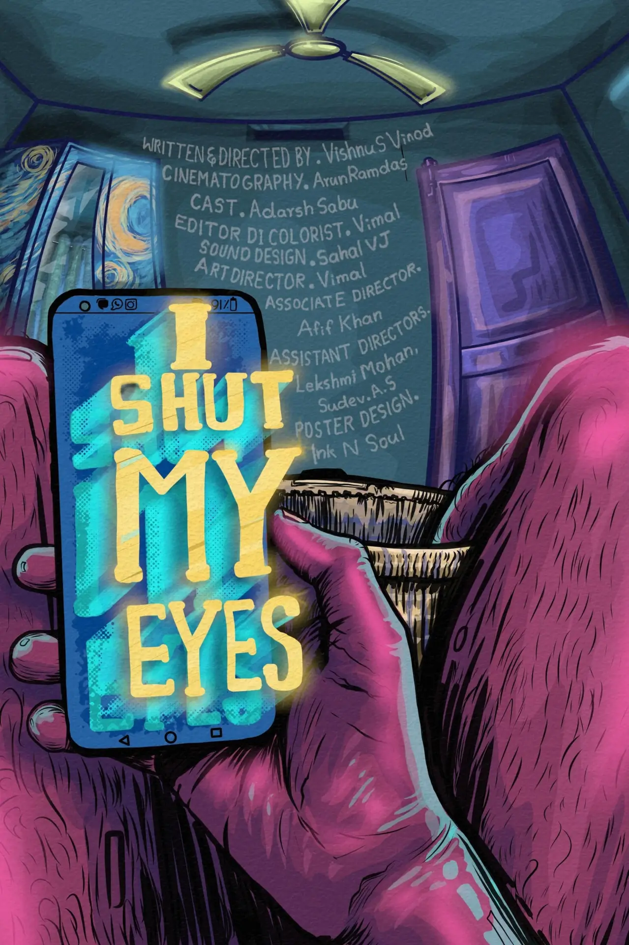 Постер к фильму "I shut my eyes"