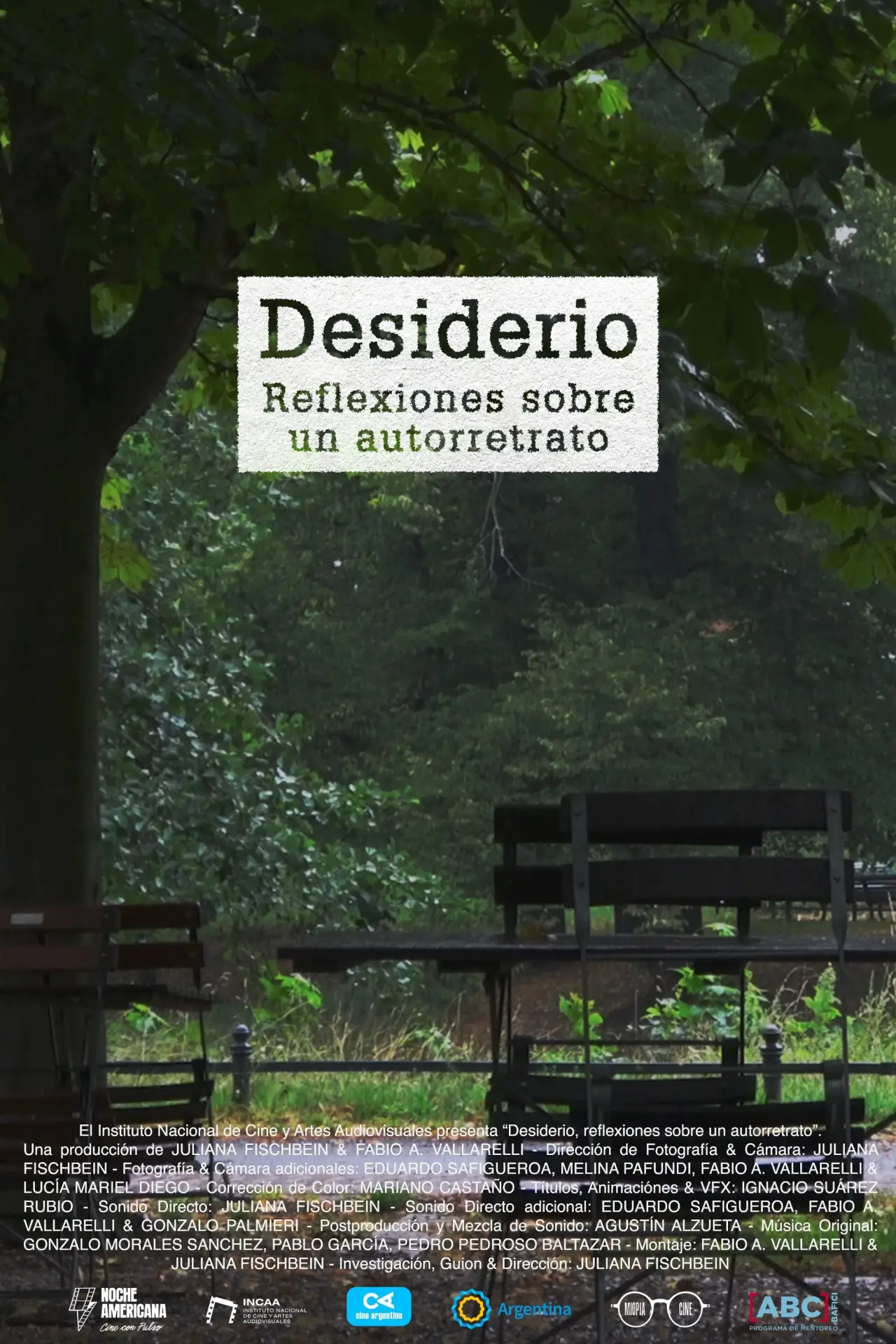 Постер к фильму "Desiderio: Reflexiones sobre un autorretrato"