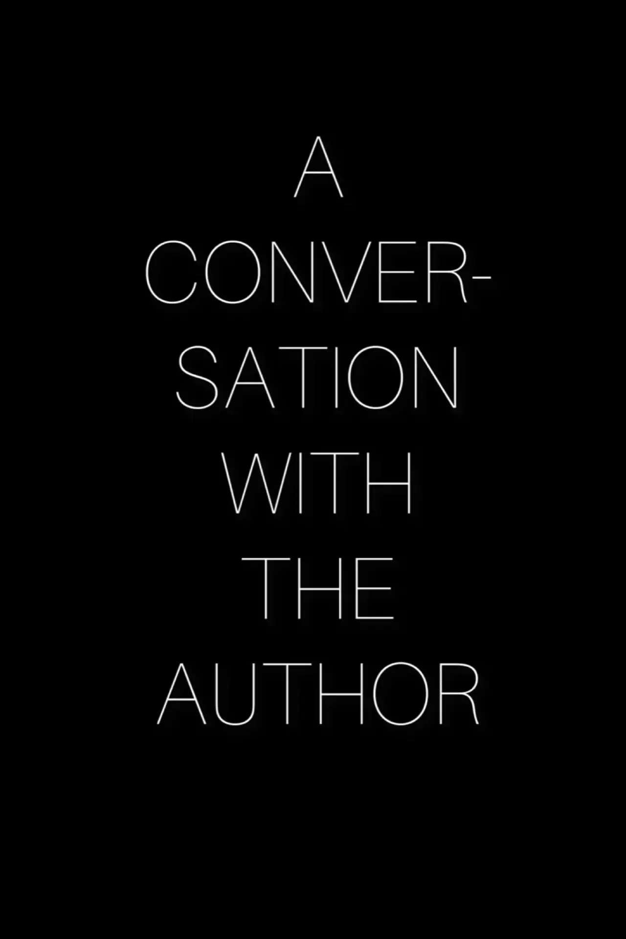 Постер к фильму "Sundowners - A Conversation with the Author"
