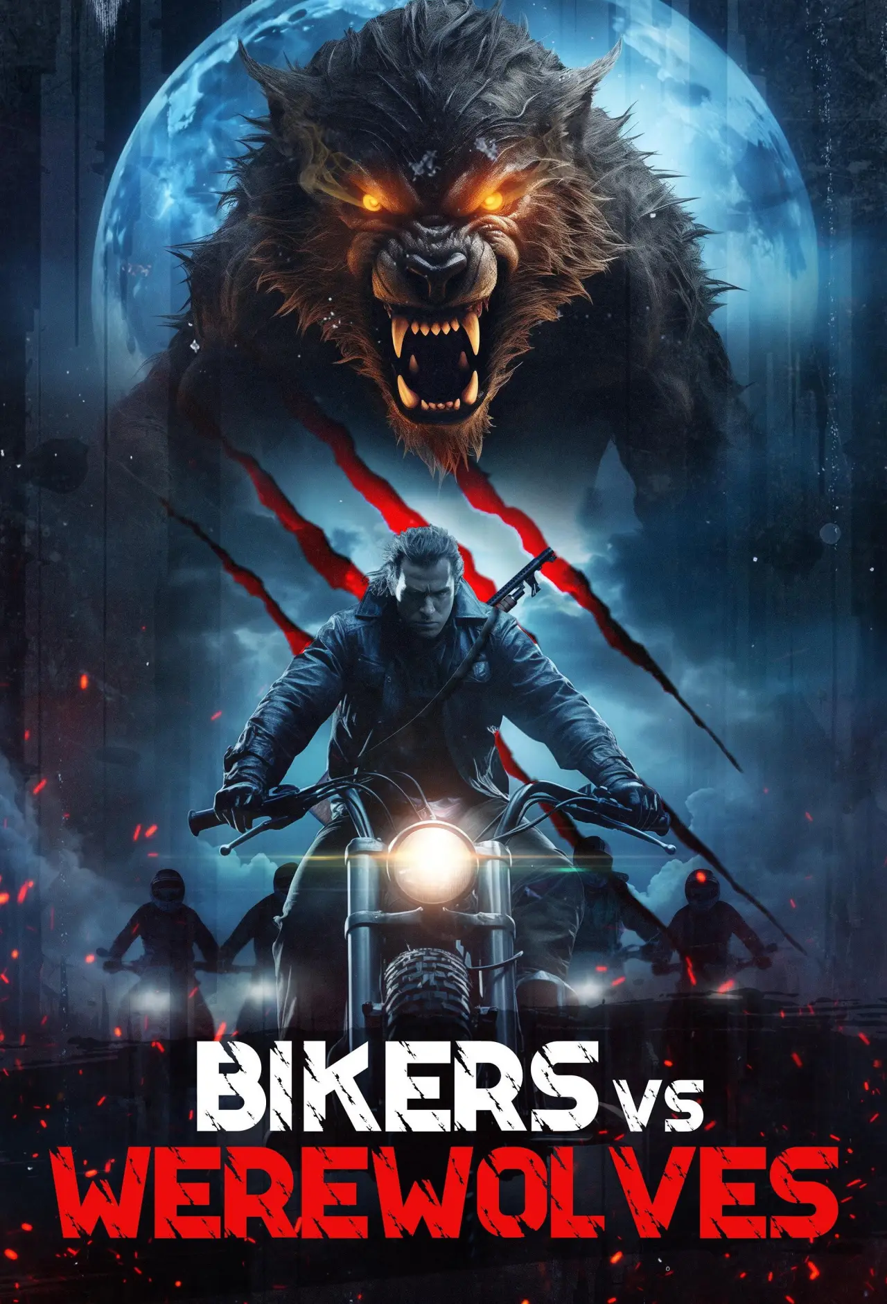Постер к фильму "Bikers vs Werewolves"