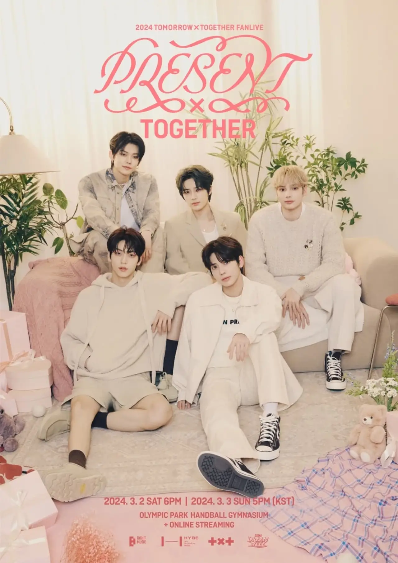 Постер к фильму "2024 TXT FANLIVE PRESENT X TOGETHER"