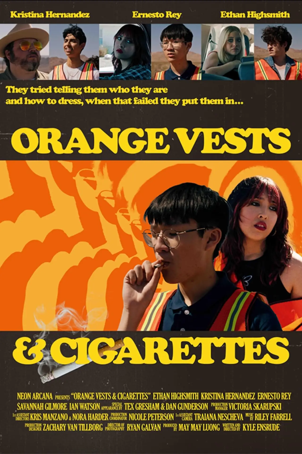 Постер к фильму "Orange Vests and Cigarettes"