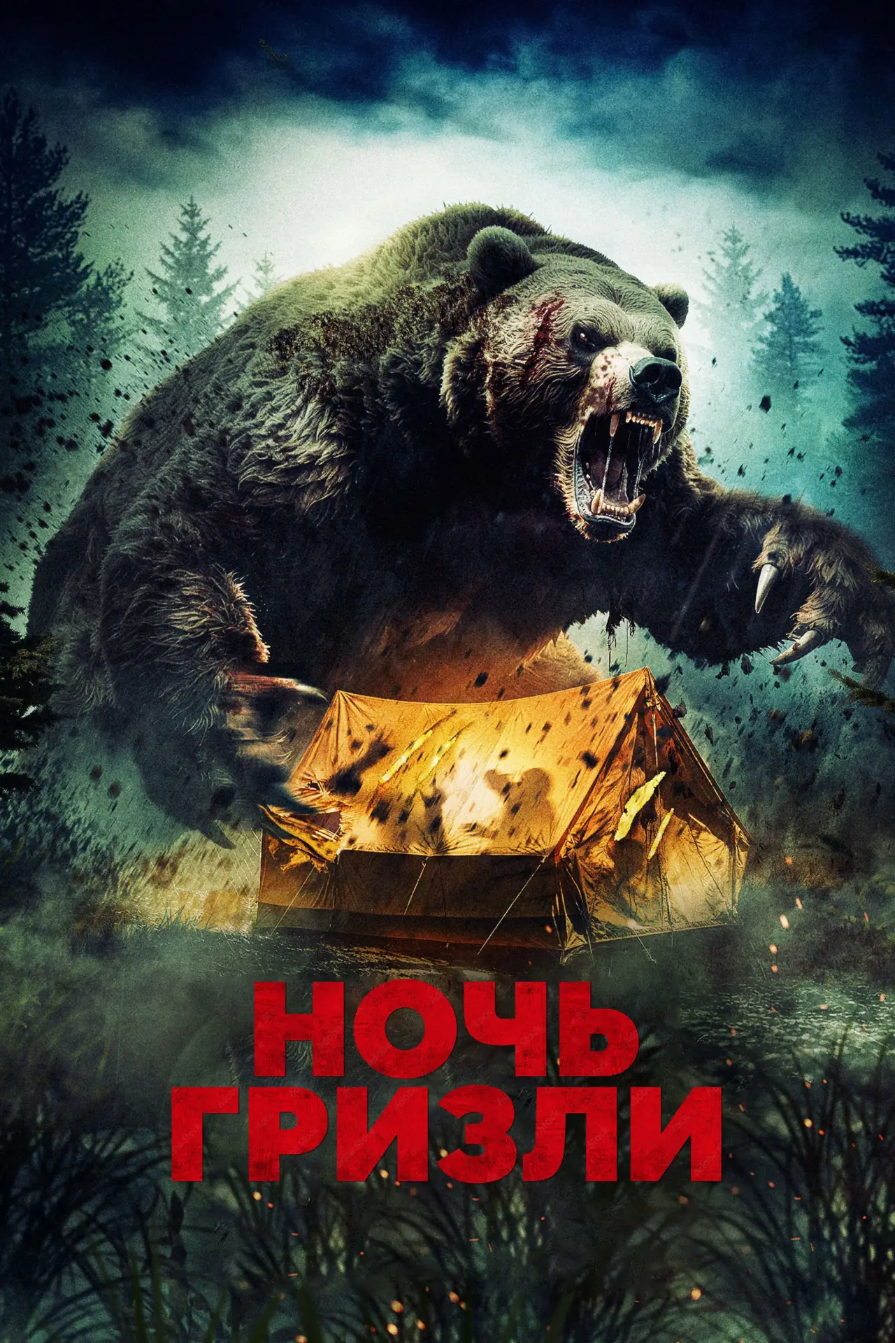 Постер к фильму "Ночь гризли"
