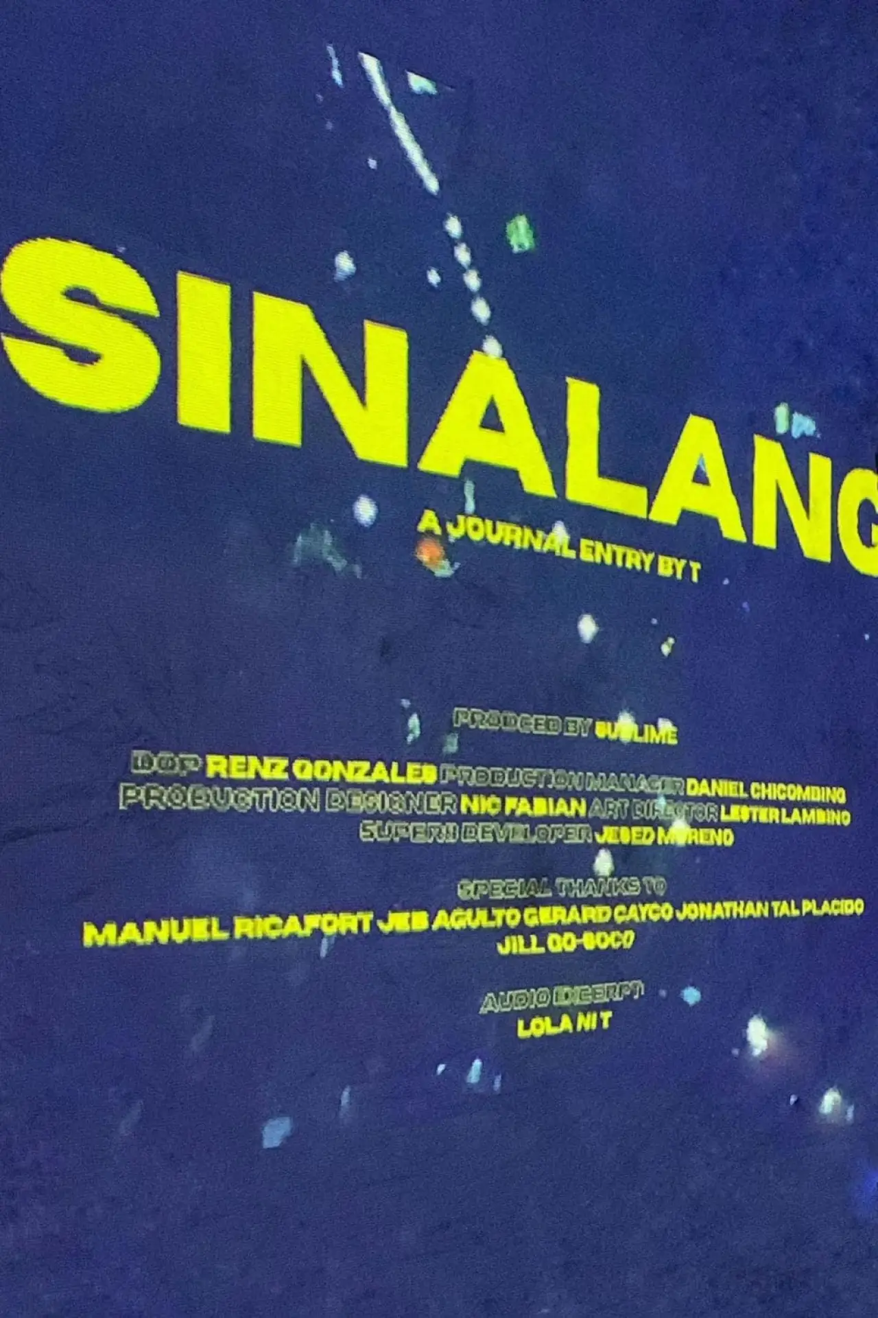 Постер к фильму "Sinalang"