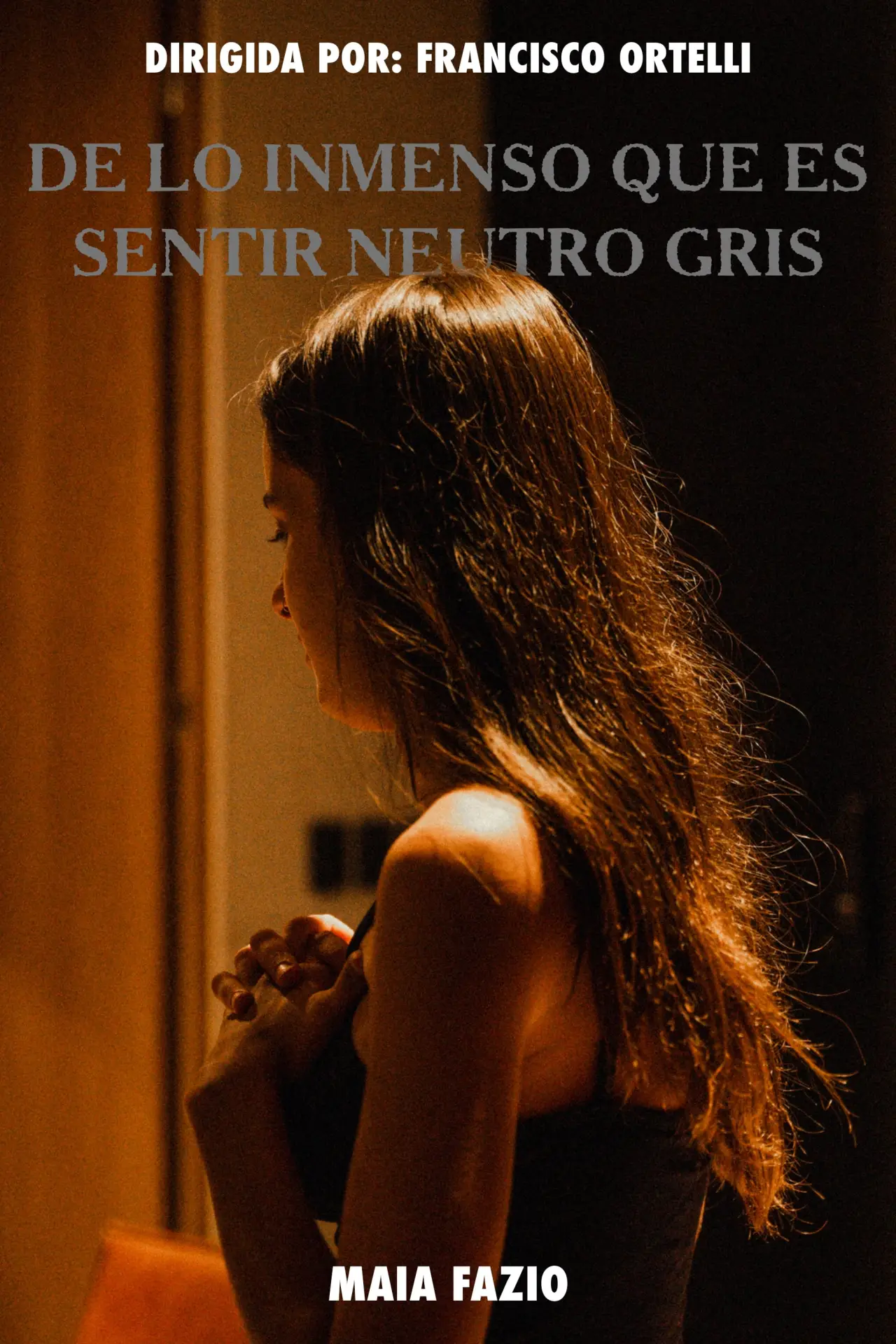 Постер к фильму "De lo inmenso que es Sentir Neutro Gris"