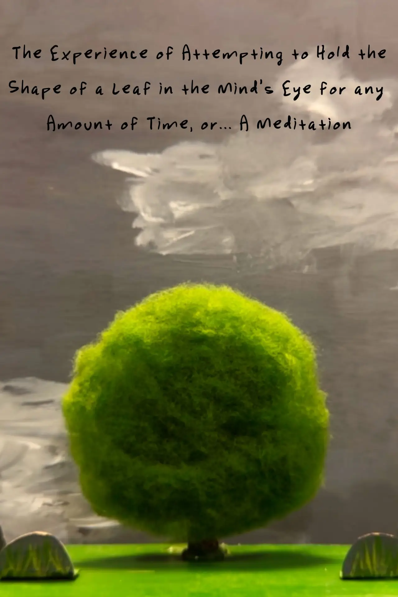 Постер к фильму "The Experience of Attempting to Hold the Shape of a Leaf in the Mind’s Eye for any Amount of Time, or…A Meditation"