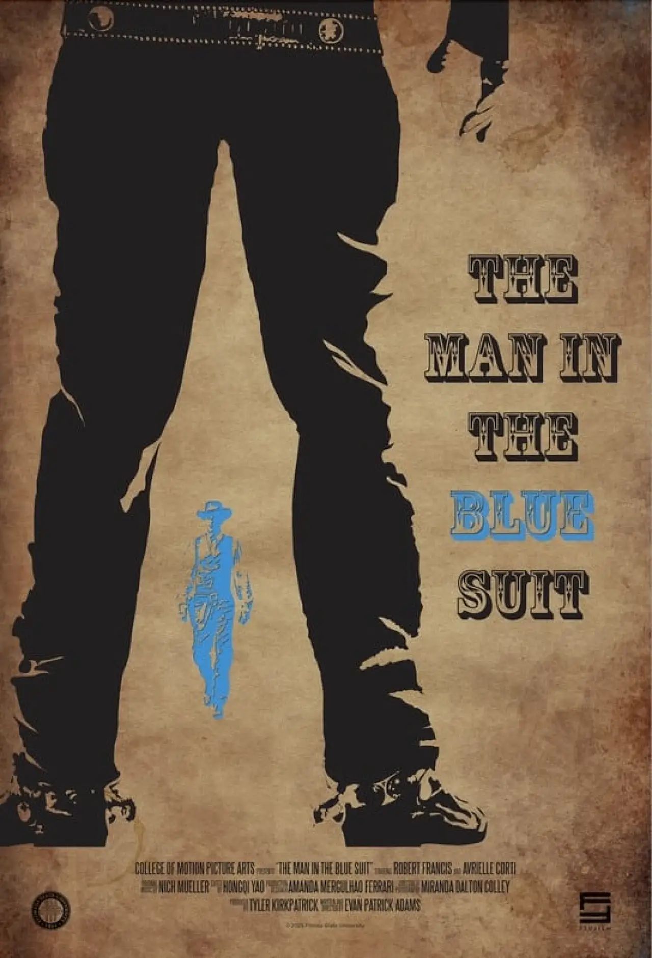 Постер к фильму "The Man in the Blue Suit"