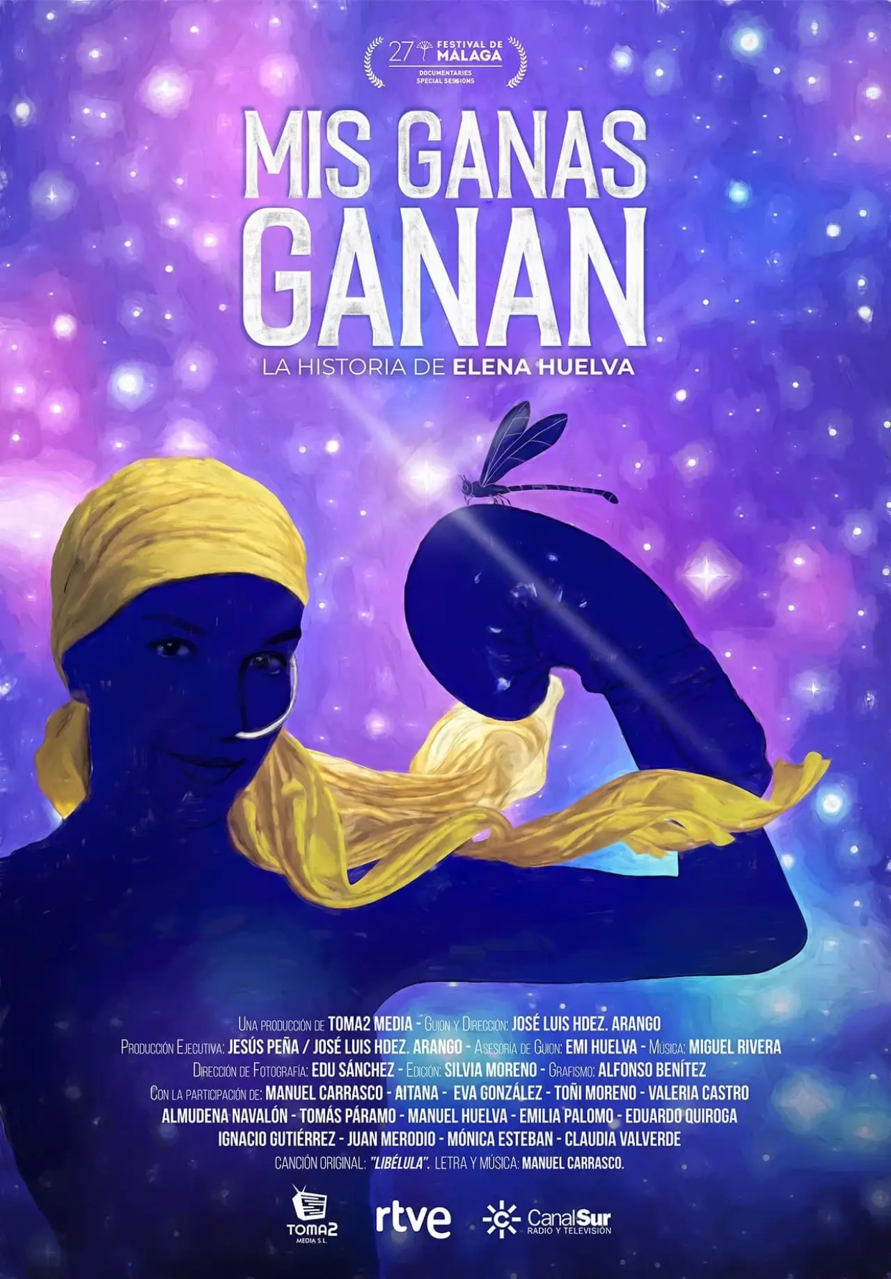 Постер к фильму "Mis ganas ganan, la historia de Elena Huelva"