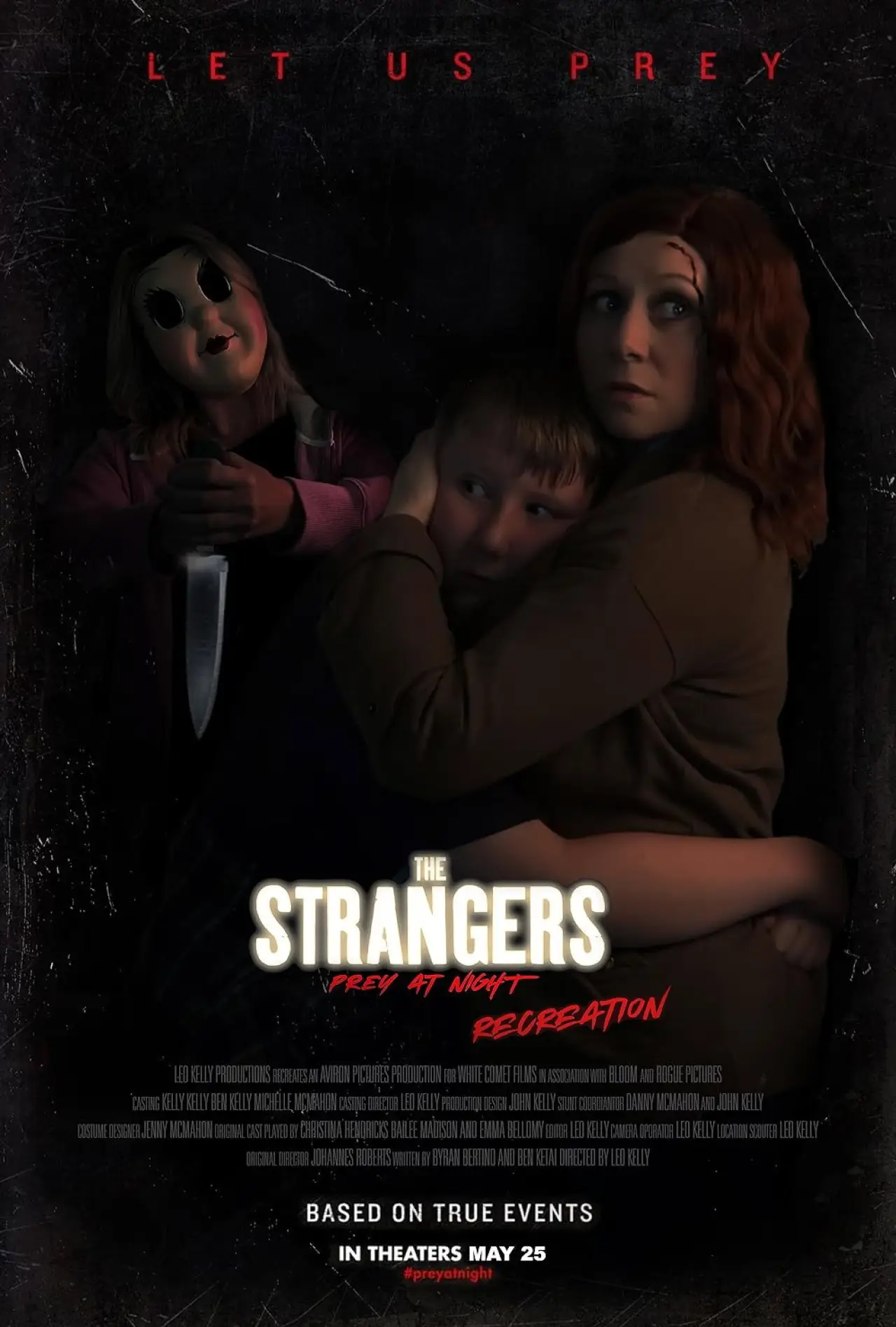 Постер к фильму "The Strangers Prey at Night: Recreation"