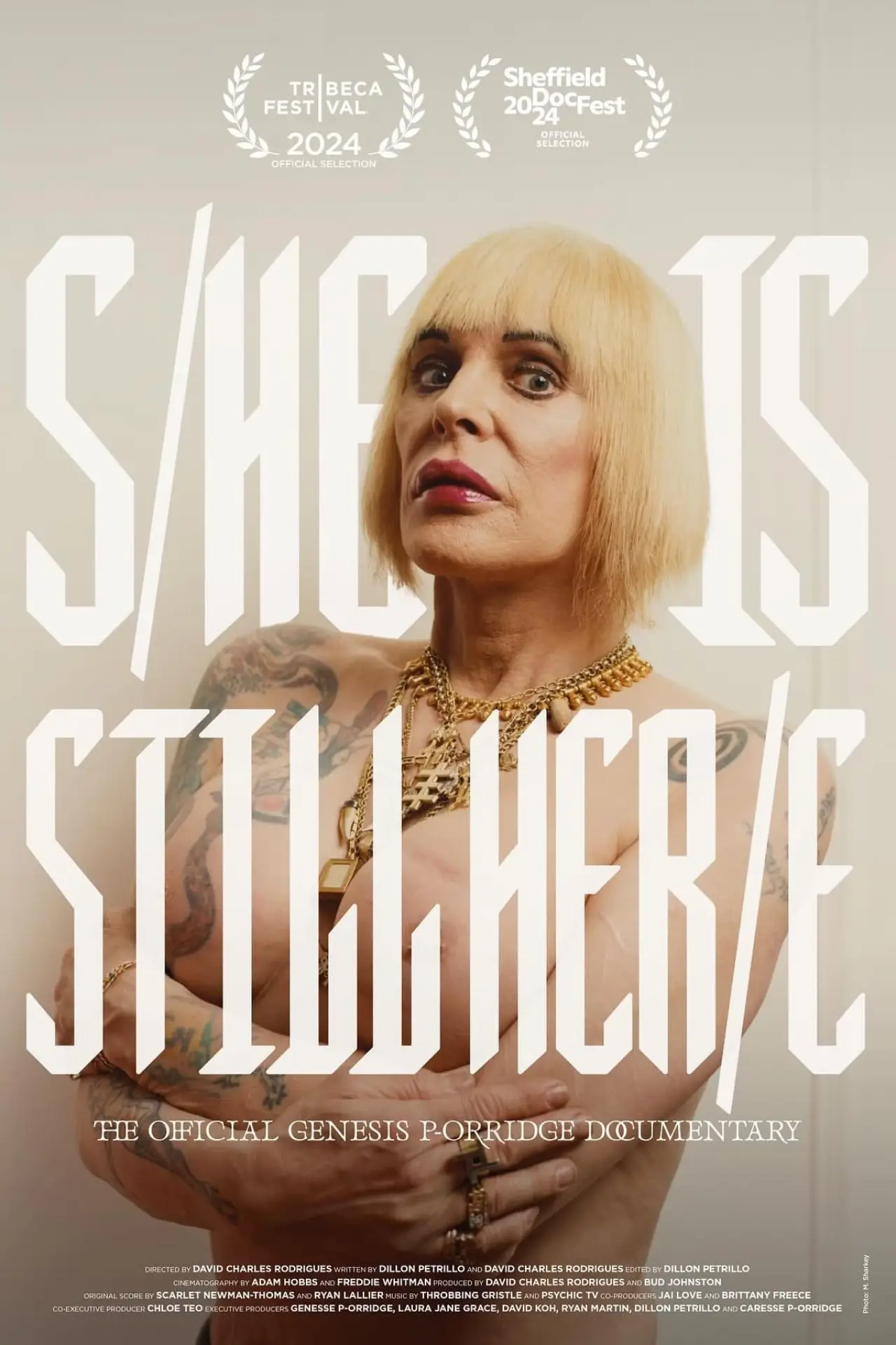 Постер к фильму "S/He Is Still Her/e: The Official Genesis P-Orridge Documentary"