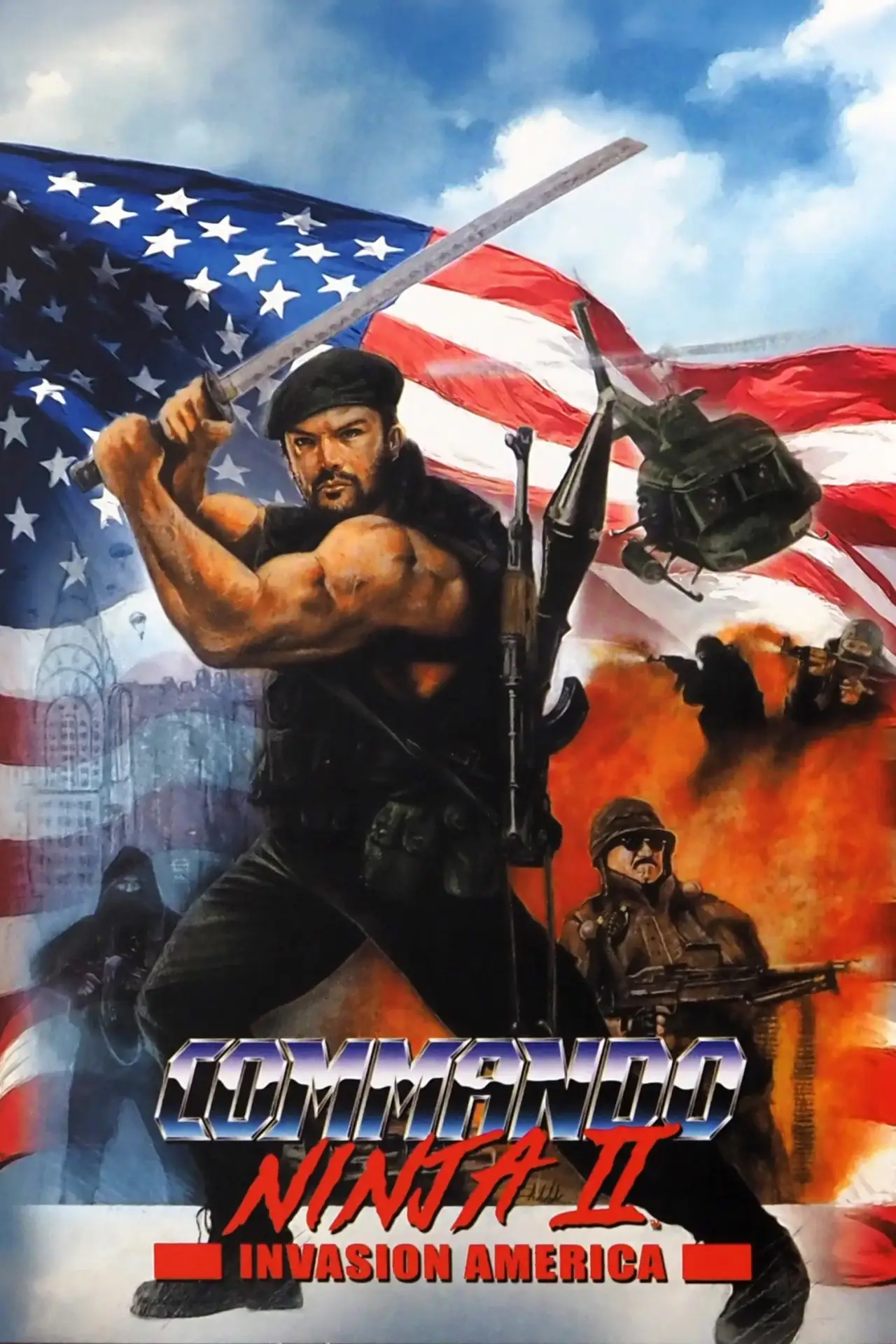 Постер к фильму "Commando Ninja 2: Invasion America"
