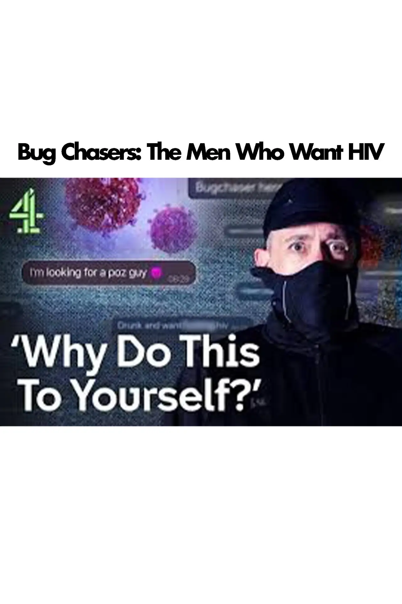 Постер к фильму "Bug Chasers: The Men Who Want HIV"